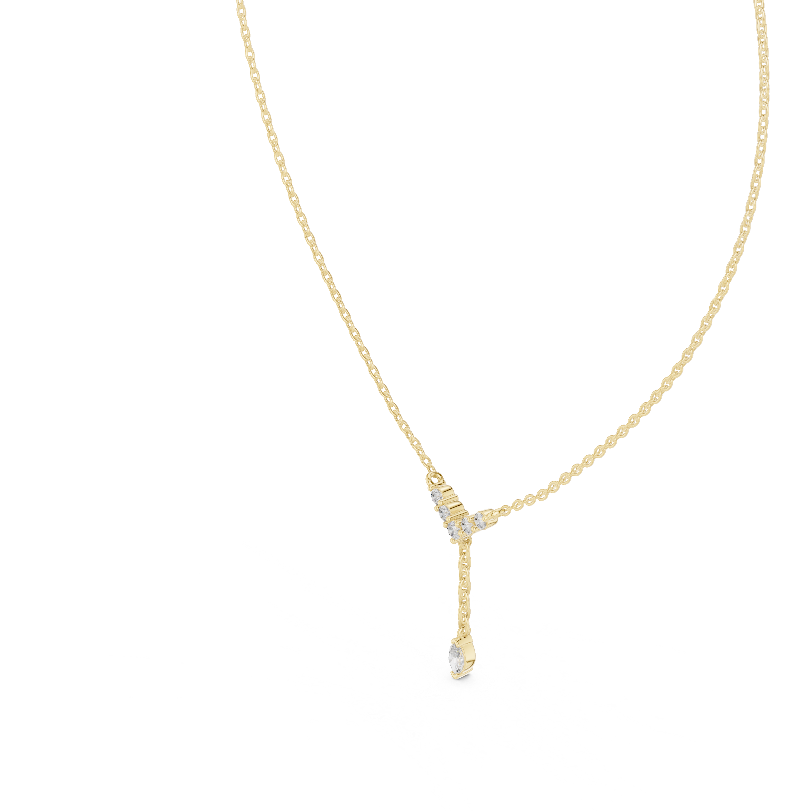 Divine Spark lab grown diamond pendant
