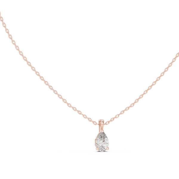 Fine Classic lab grown diamond pendant