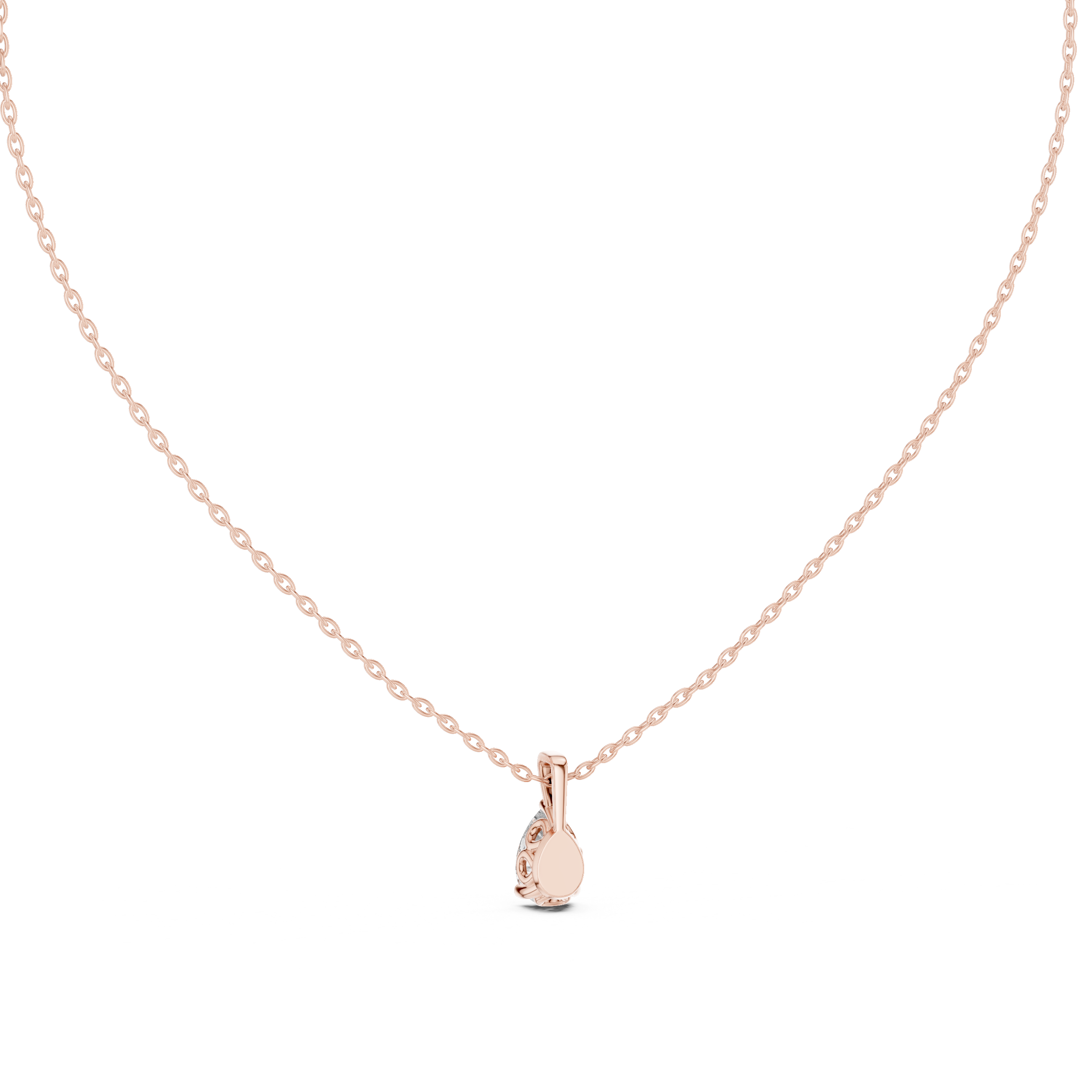 Fine Classic lab grown diamond pendant