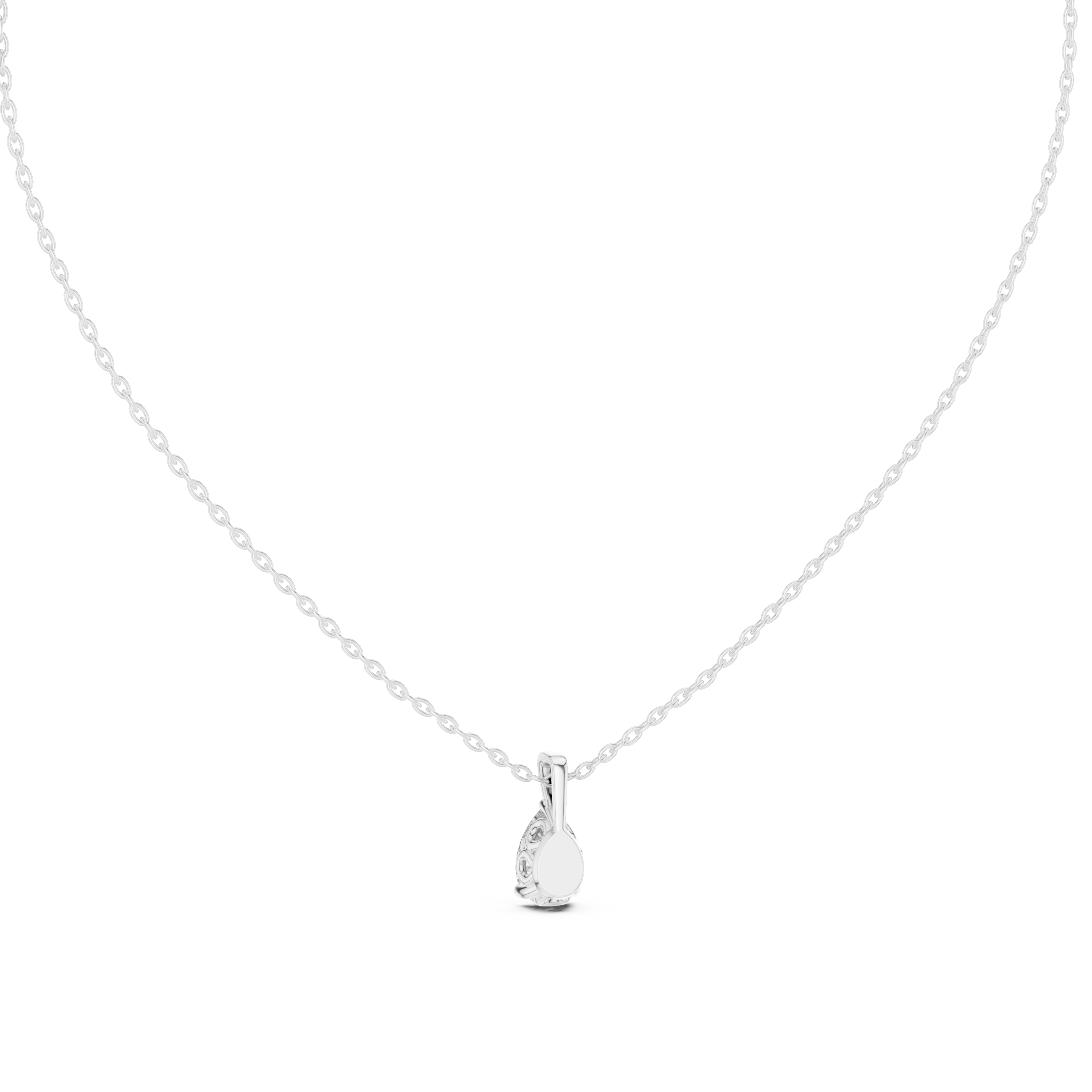 Fine Classic lab grown diamond pendant