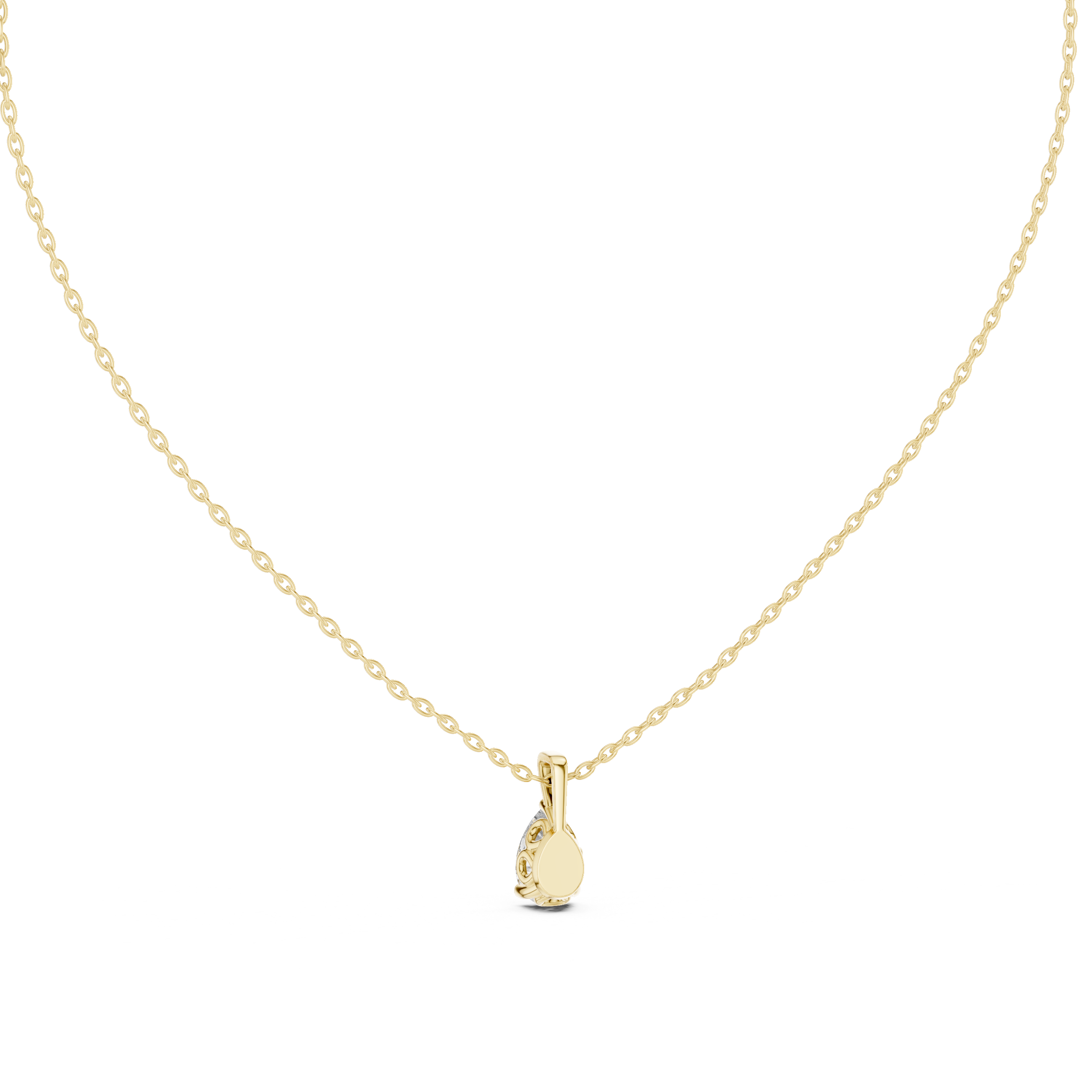 Fine Classic lab grown diamond pendant