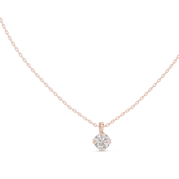 Gentle Smile lab grown diamond pendant