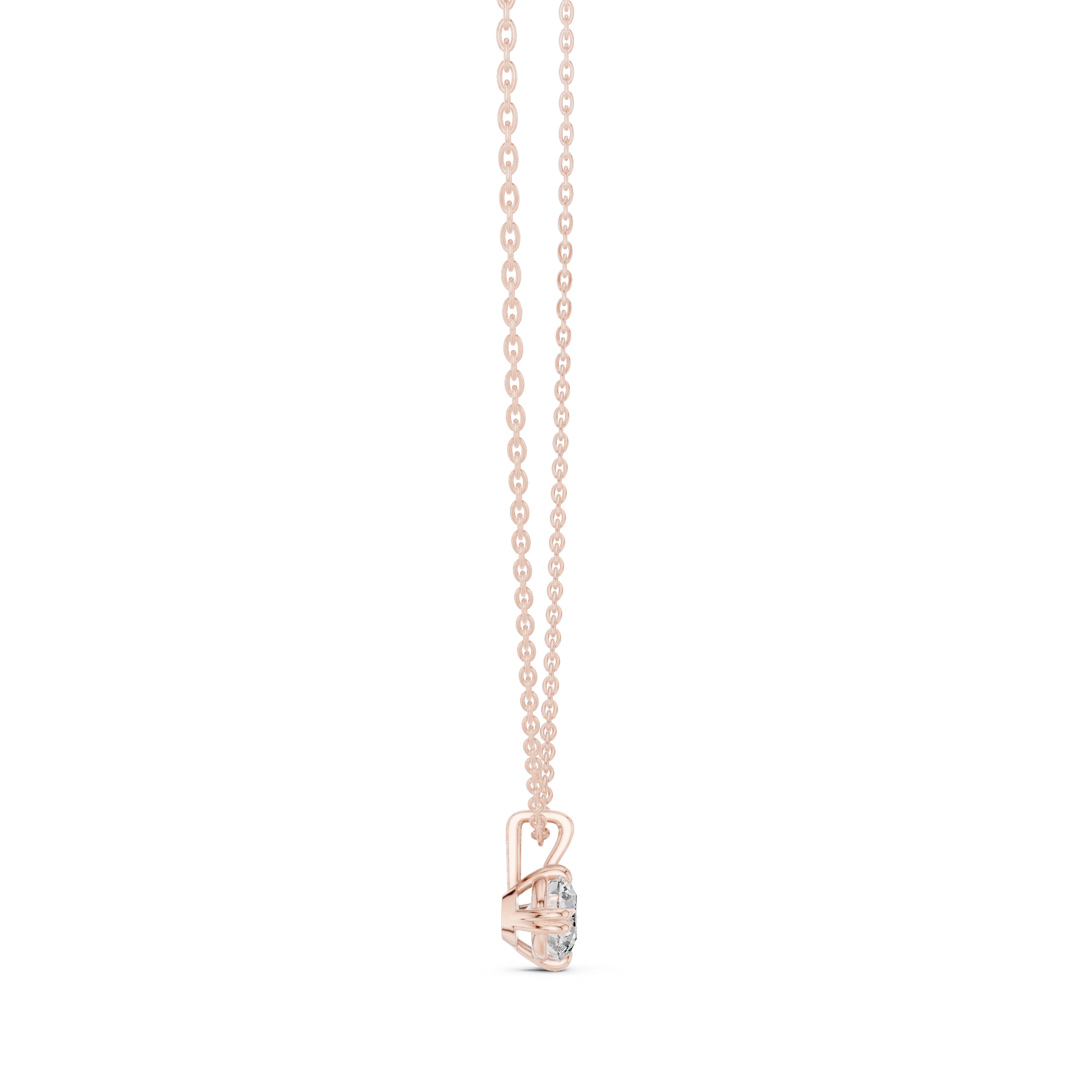 Gentle Smile lab grown diamond pendant