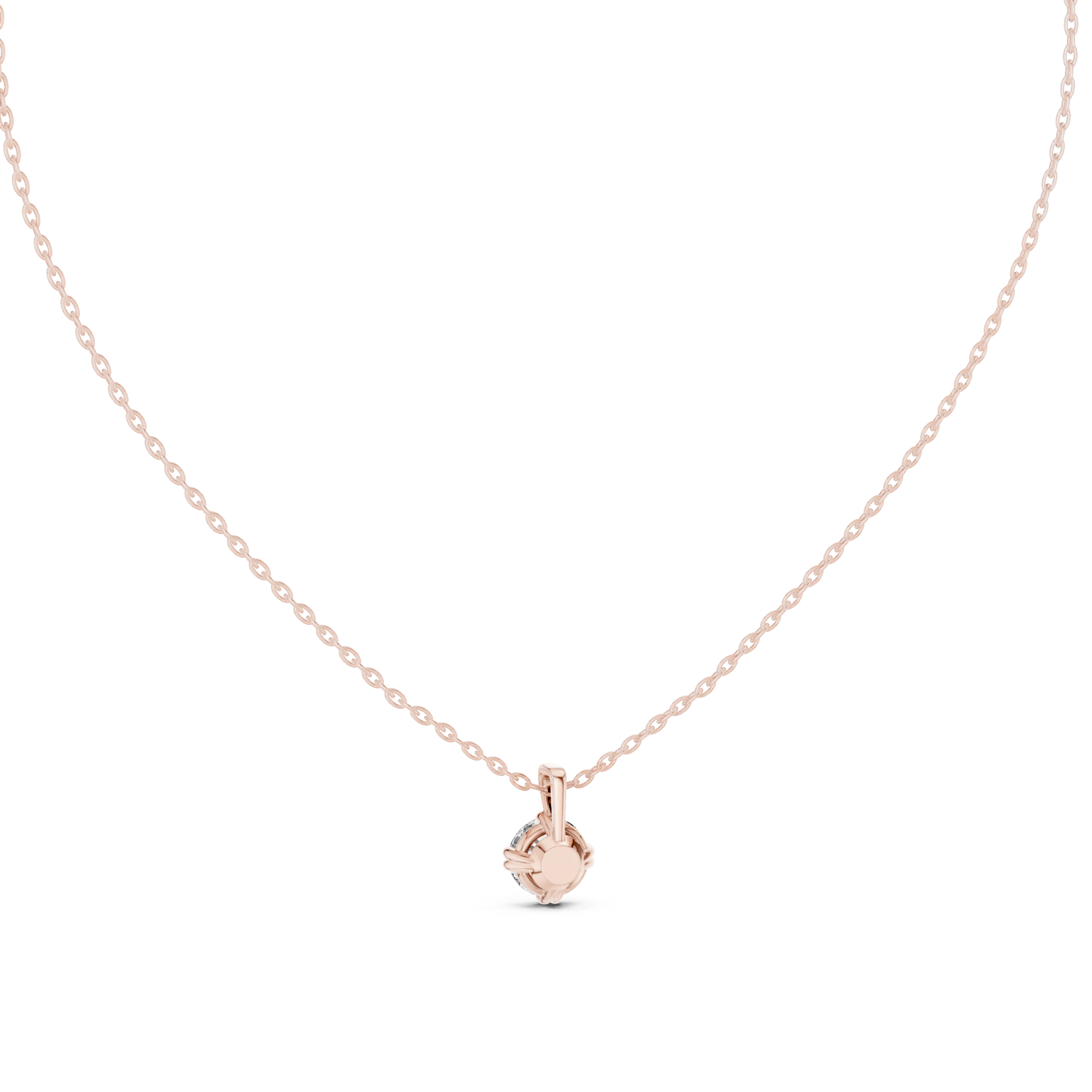 Gentle Smile lab grown diamond pendant