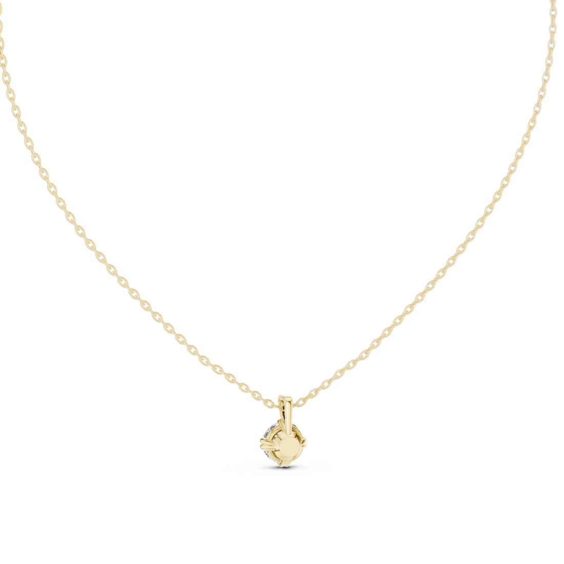 Gentle Smile lab grown diamond pendant