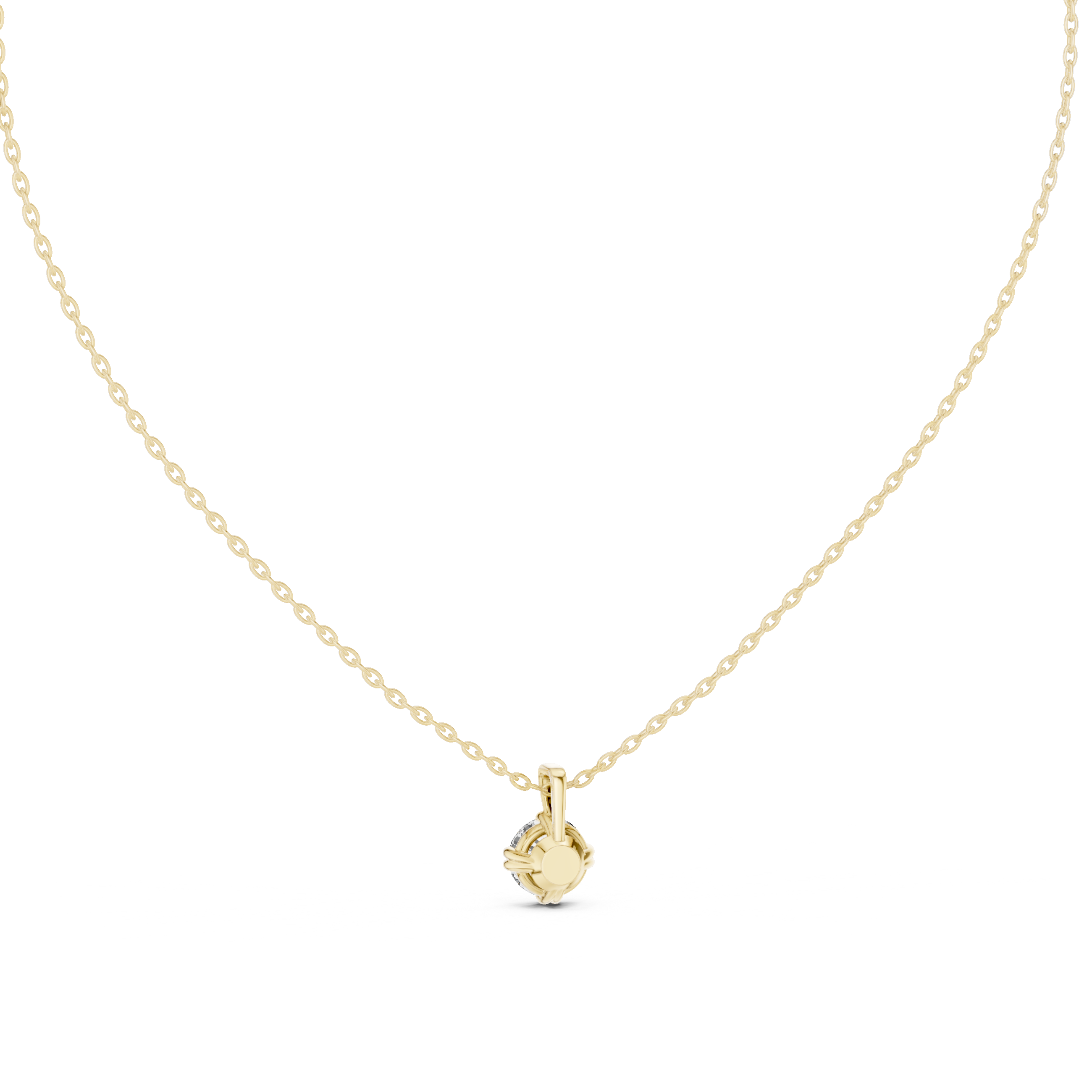 Gentle Smile lab grown diamond pendant