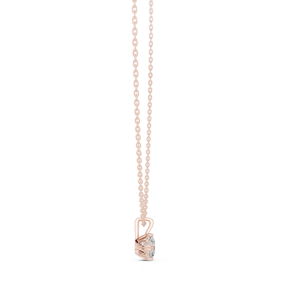 Winter Frost lab grown diamond pendant