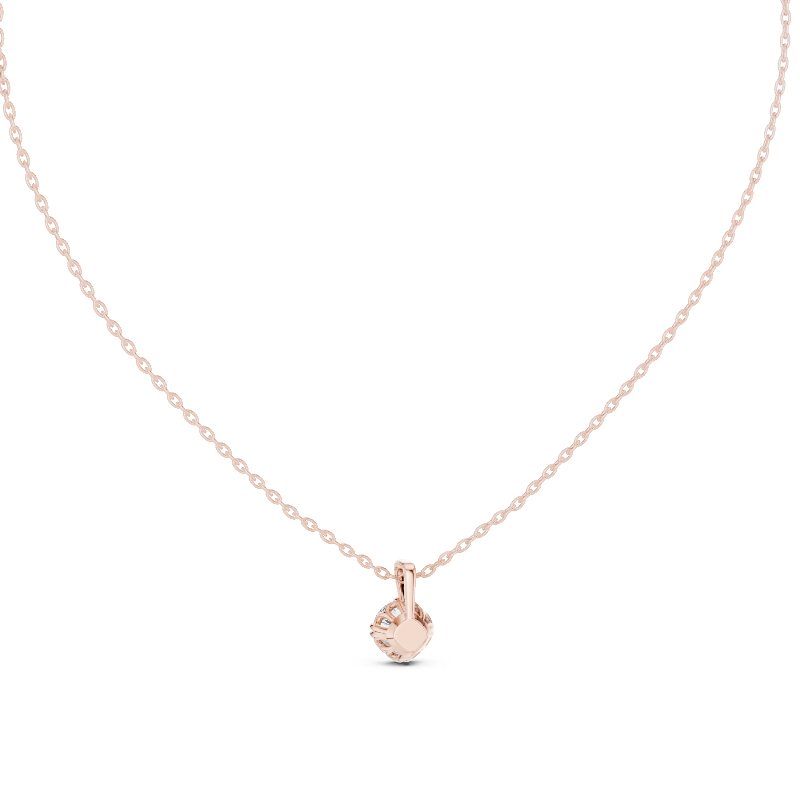 Winter Frost lab grown diamond pendant