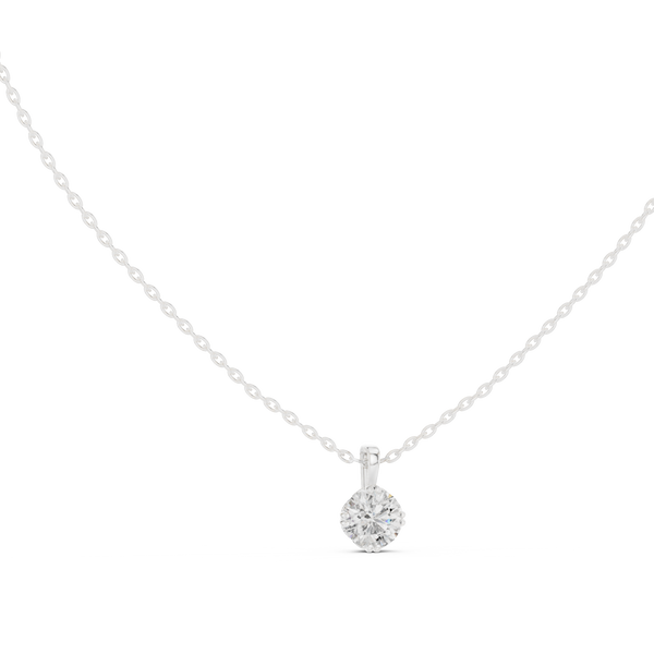 Winter Frost lab grown diamond pendant