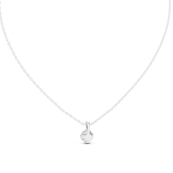Winter Frost lab grown diamond pendant