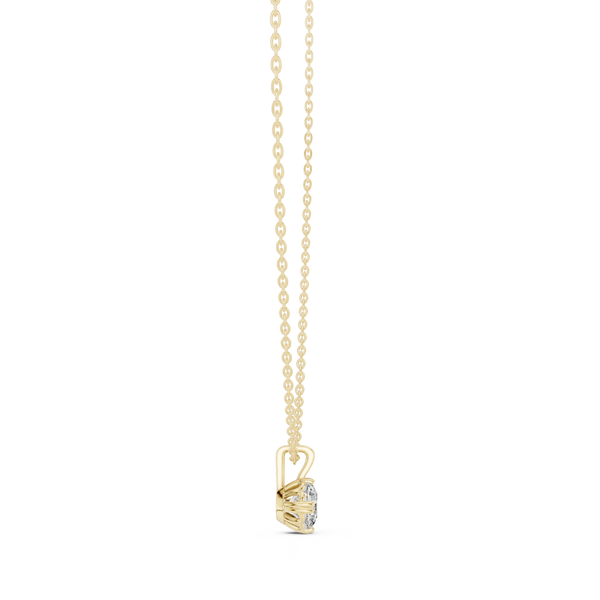 Winter Frost lab grown diamond pendant