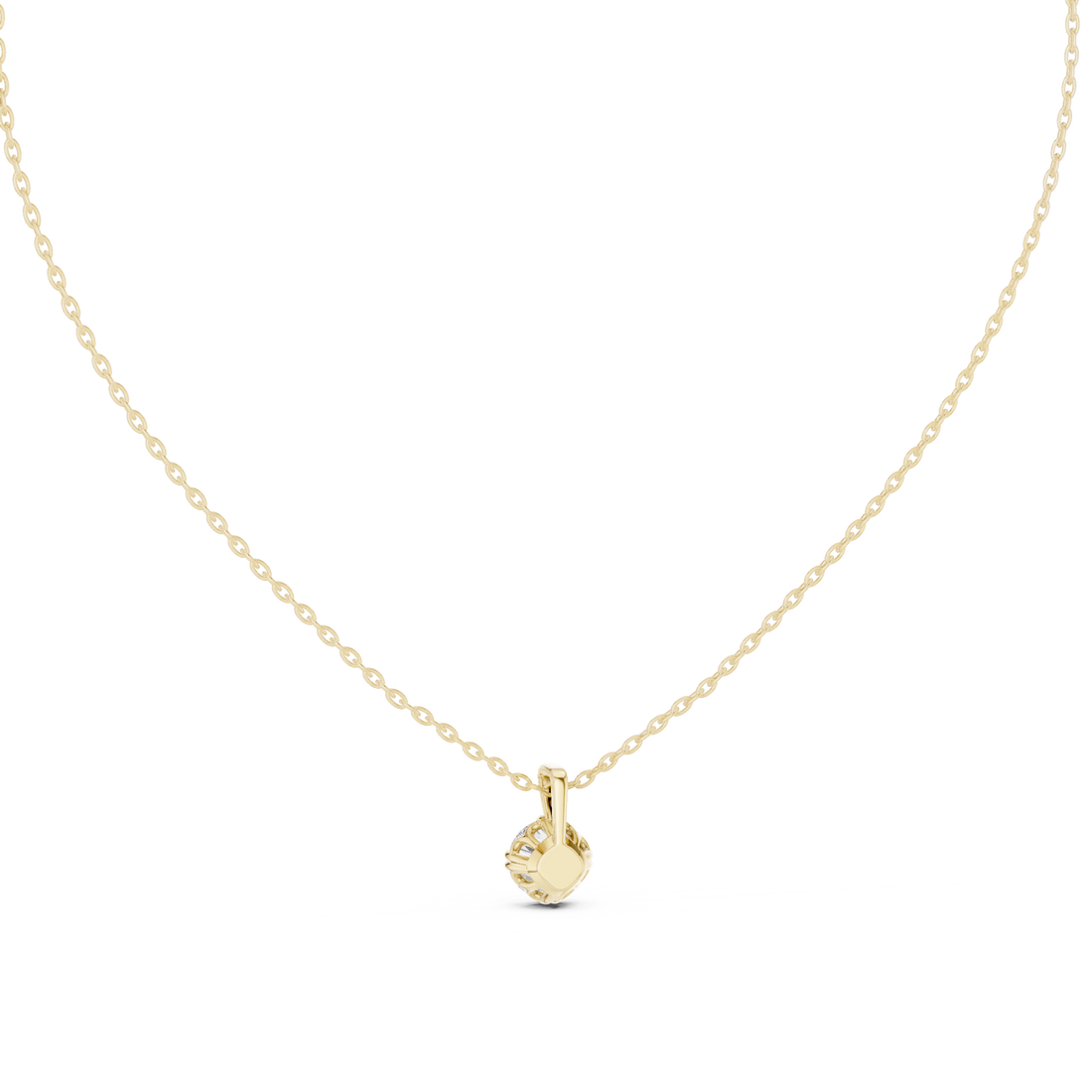 Winter Frost lab grown diamond pendant