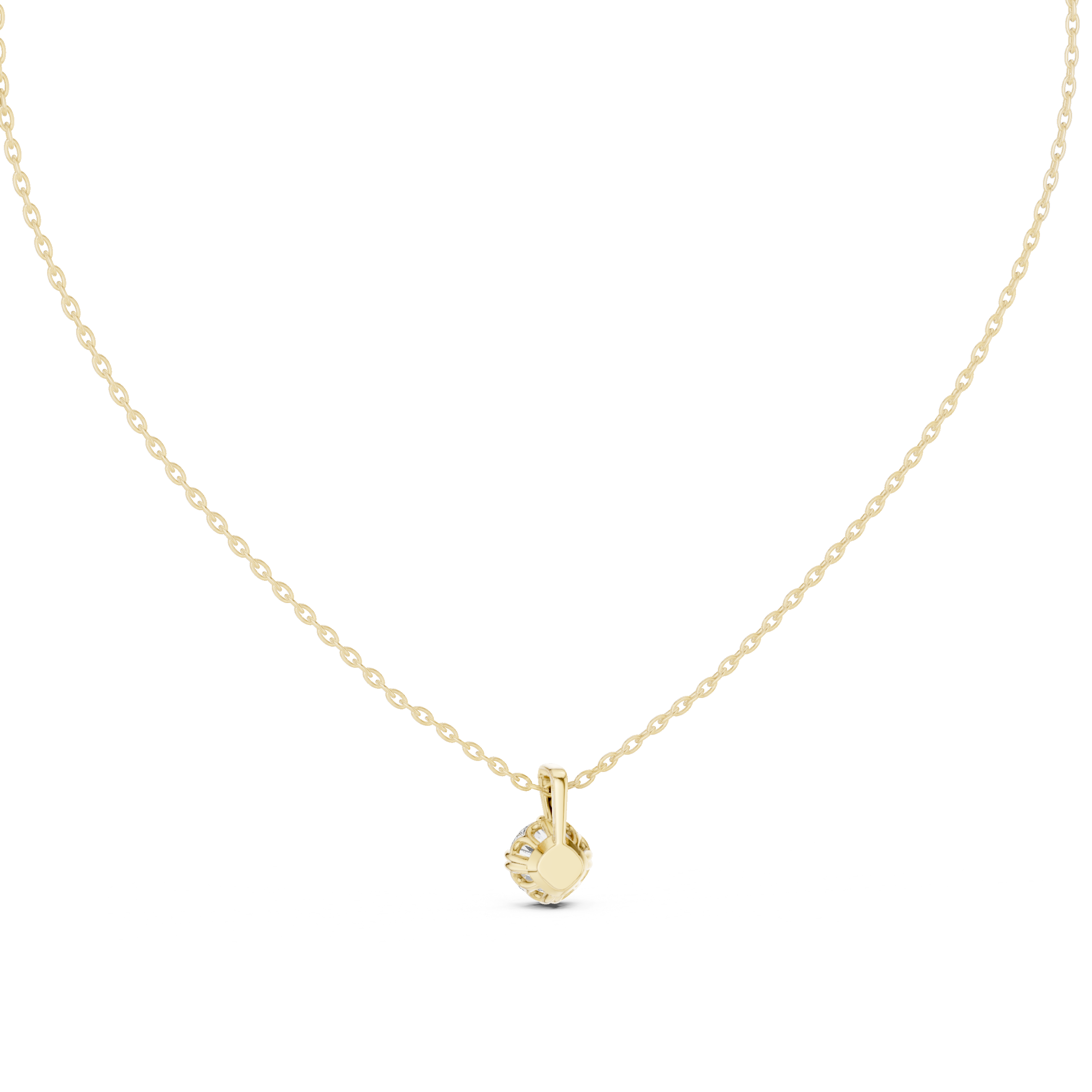 Winter Frost lab grown diamond pendant