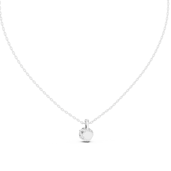Angel Wing lab grown diamond pendant