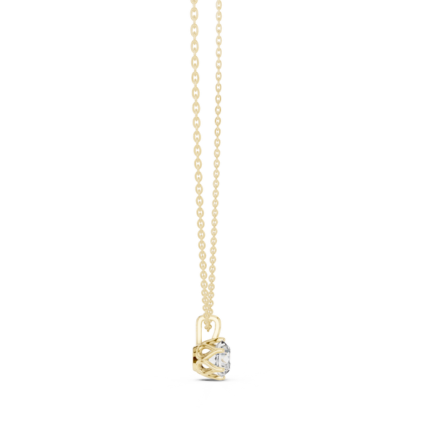 Angel Wing lab grown diamond pendant
