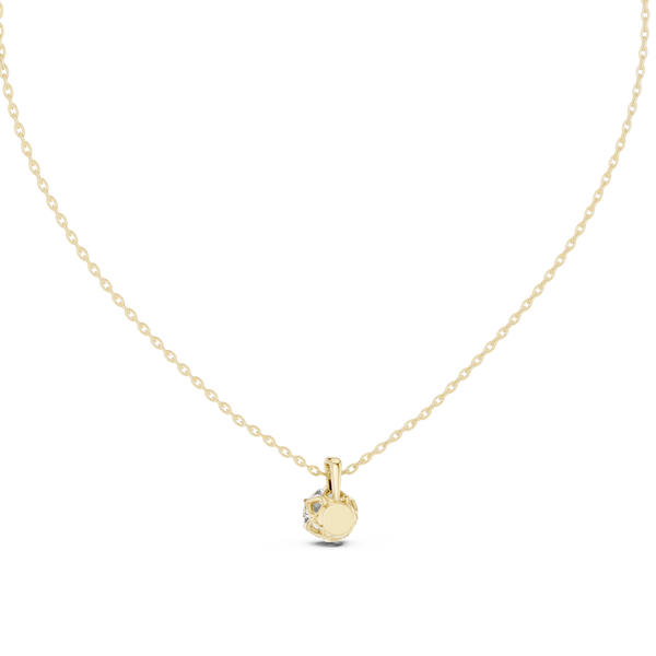 Angel Wing lab grown diamond pendant