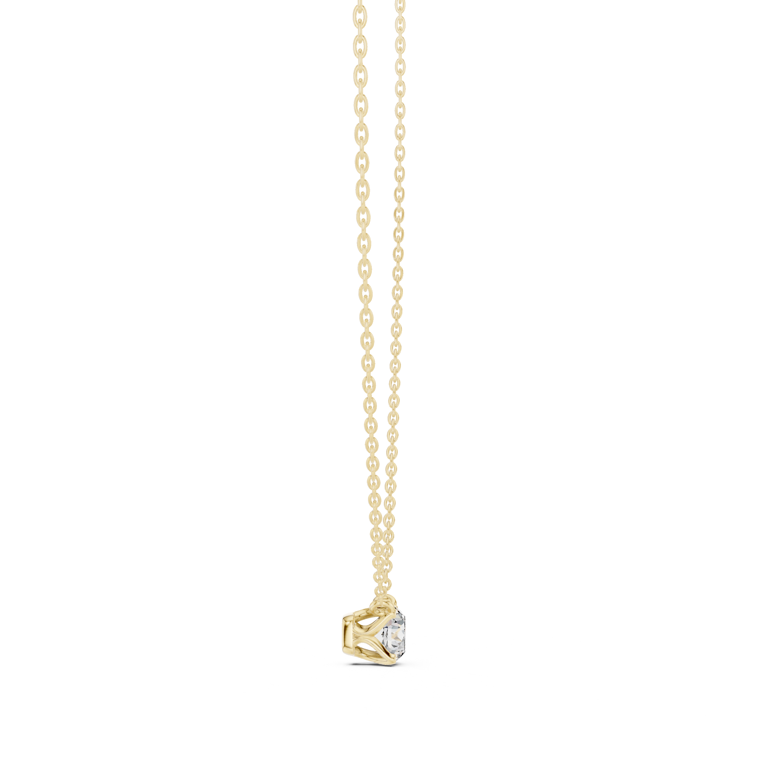 Calm Waters lab grown diamond pendant