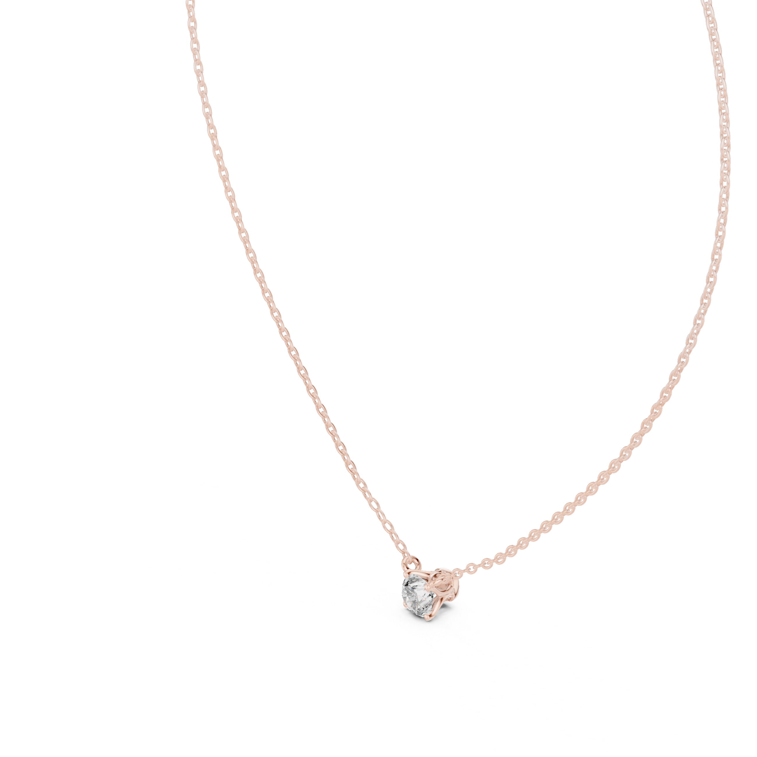 Clear Vision lab grown diamond pendant