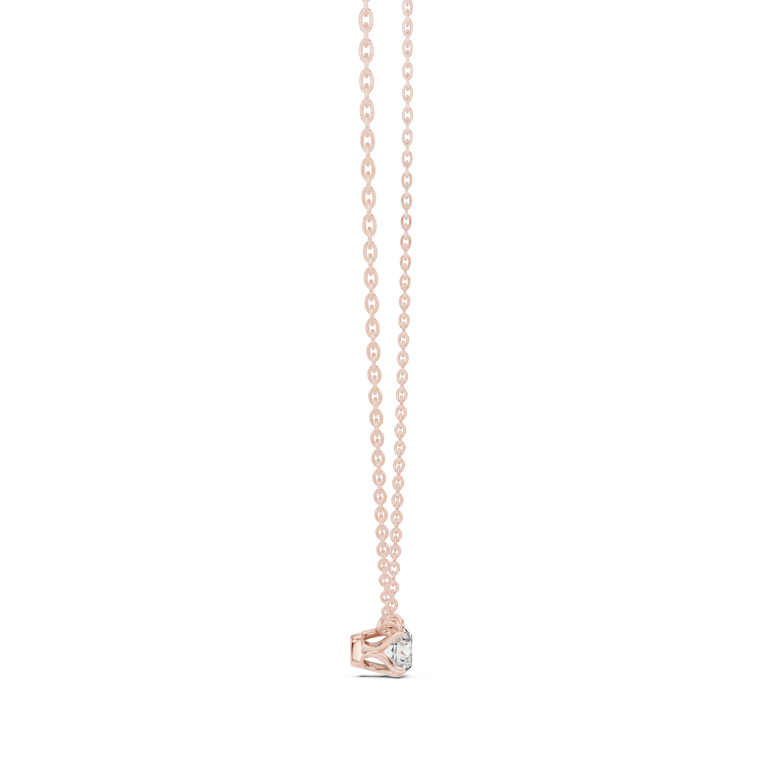 Clear Vision lab grown diamond pendant