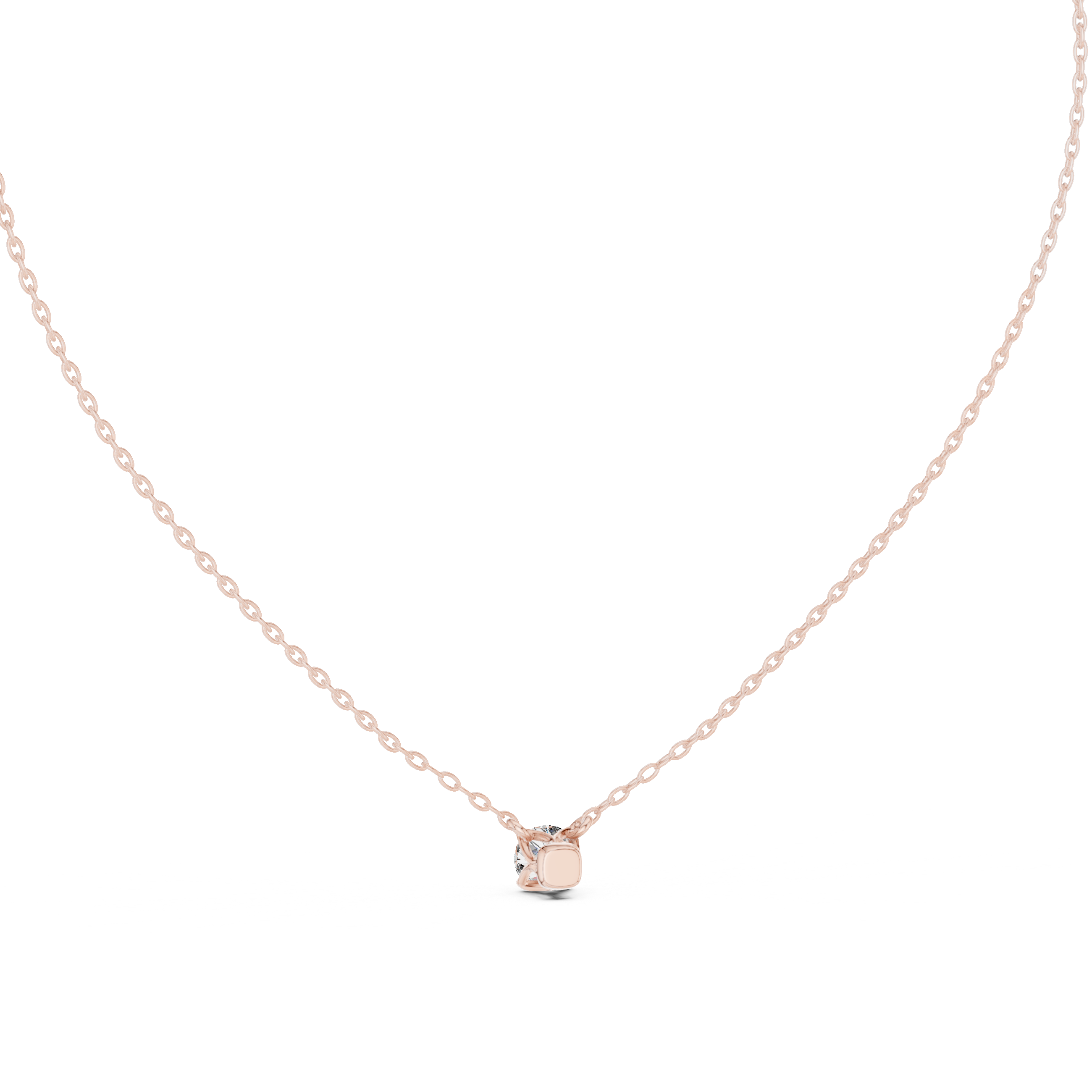 Clear Vision lab grown diamond pendant