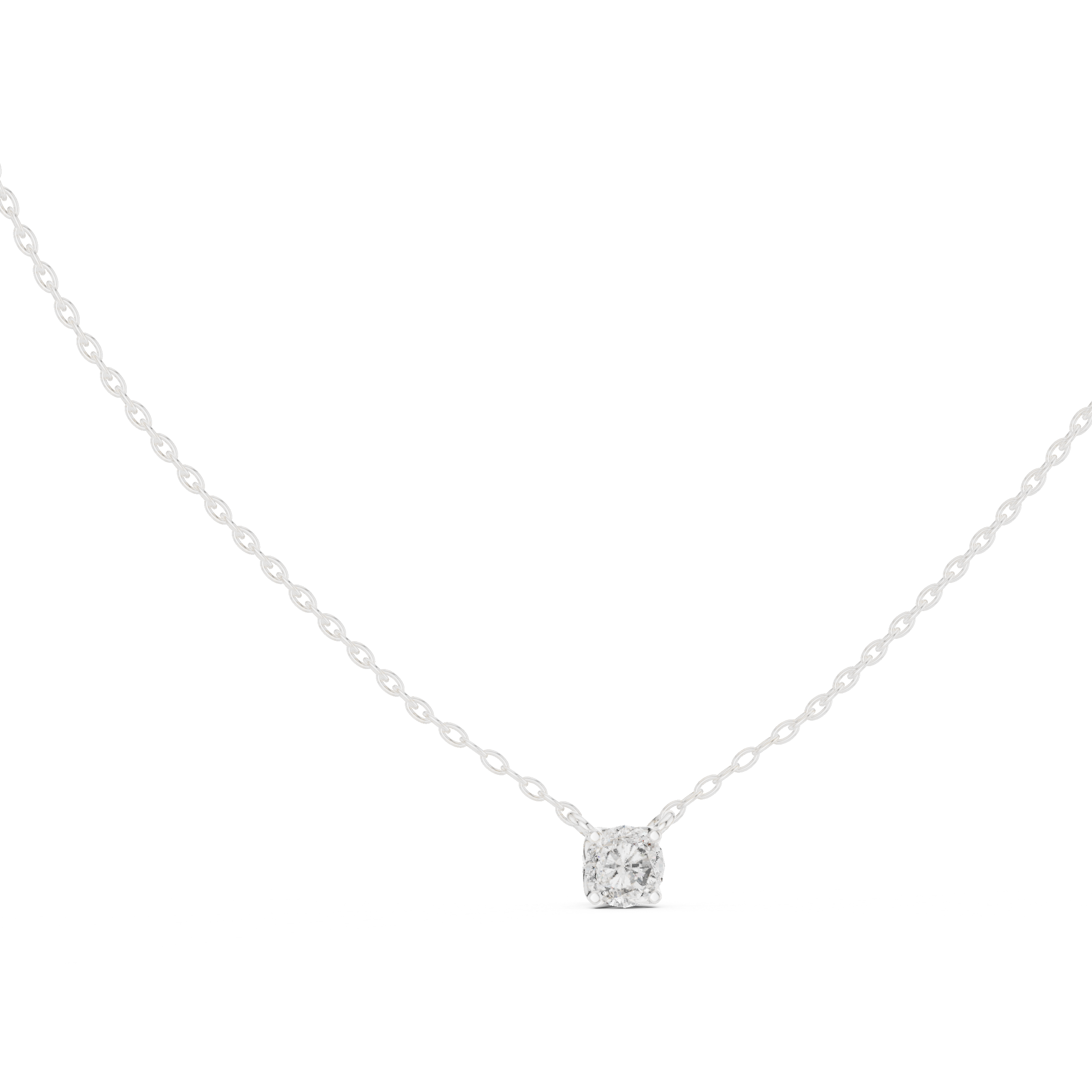 Clear Vision lab grown diamond pendant
