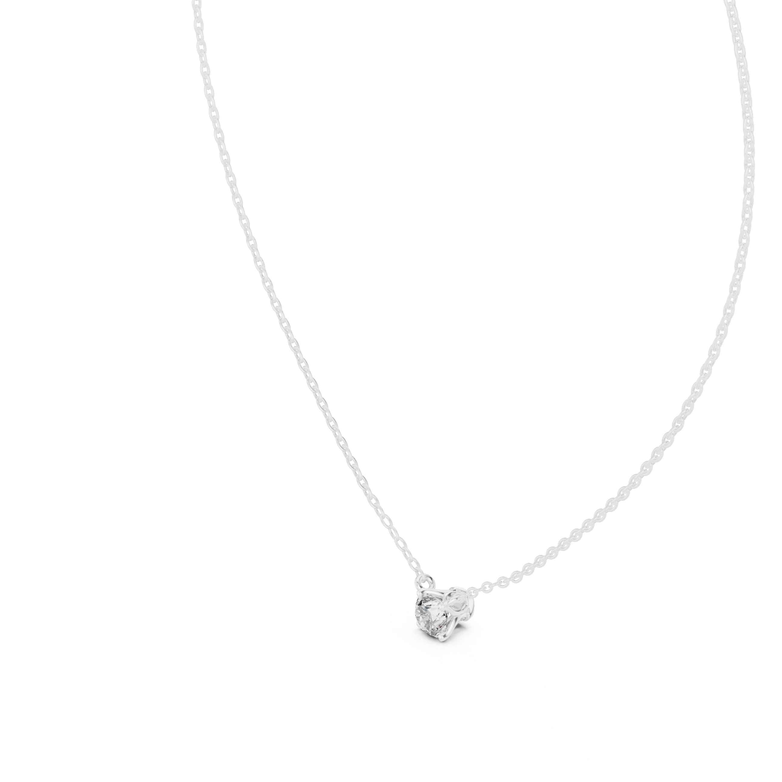 Clear Vision lab grown diamond pendant