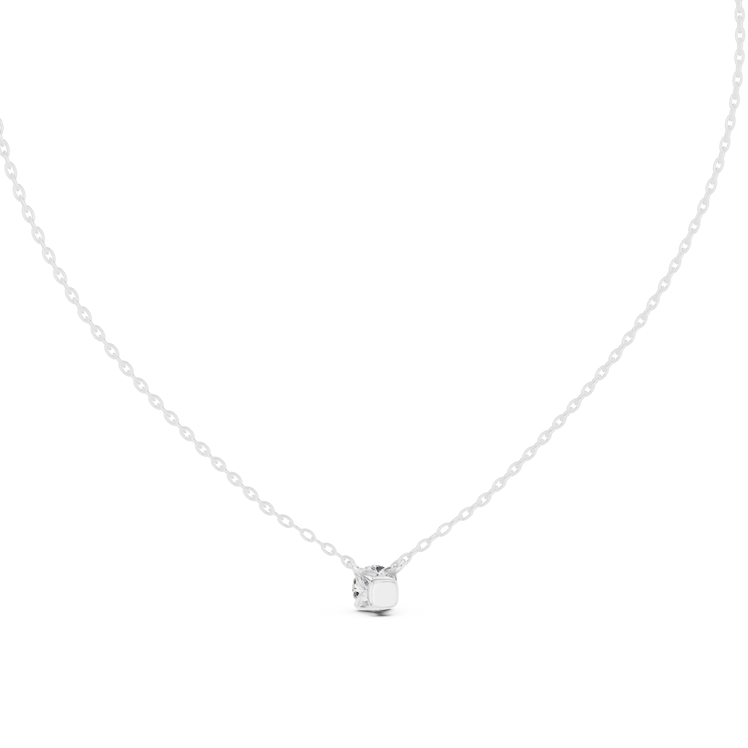 Clear Vision lab grown diamond pendant