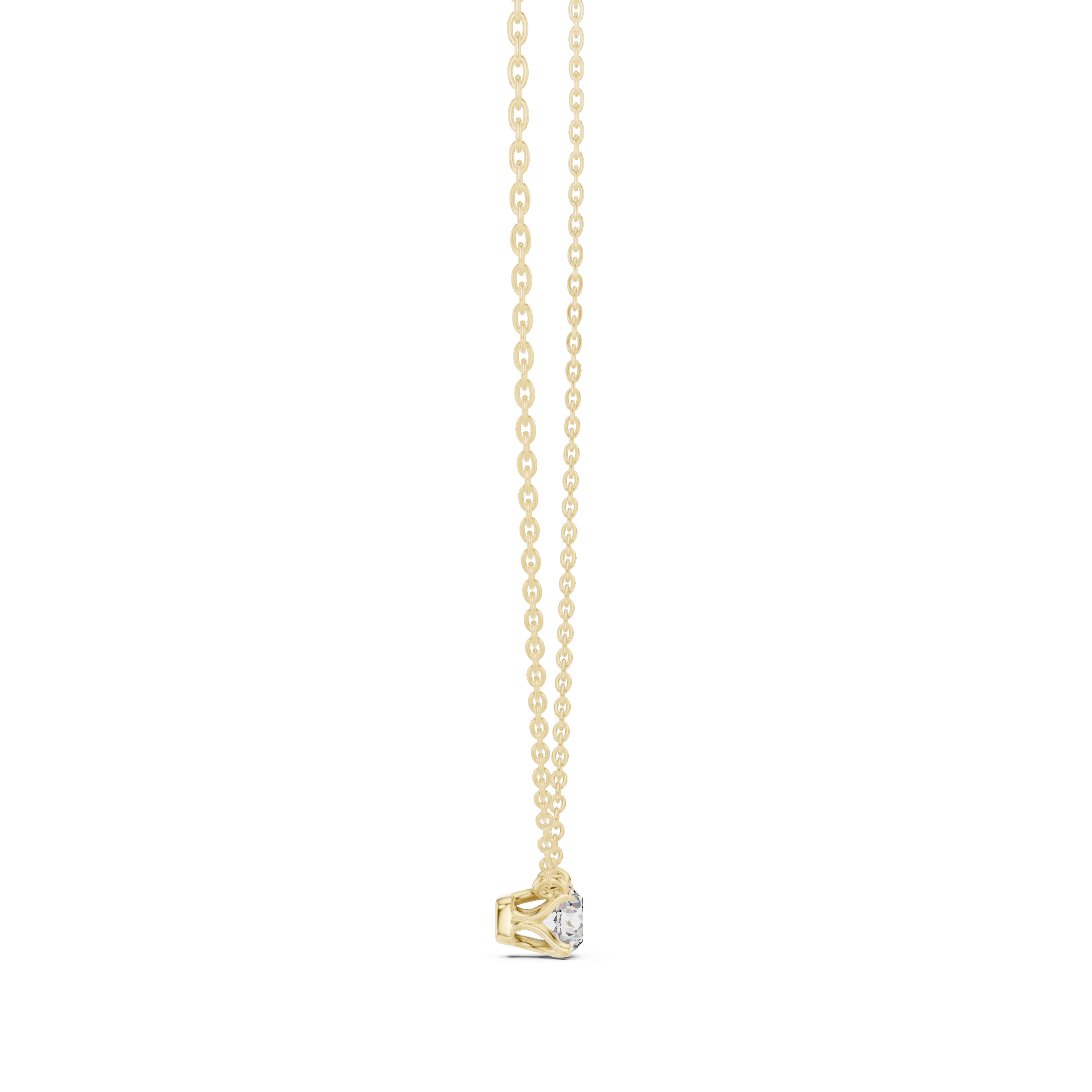 Clear Vision lab grown diamond pendant