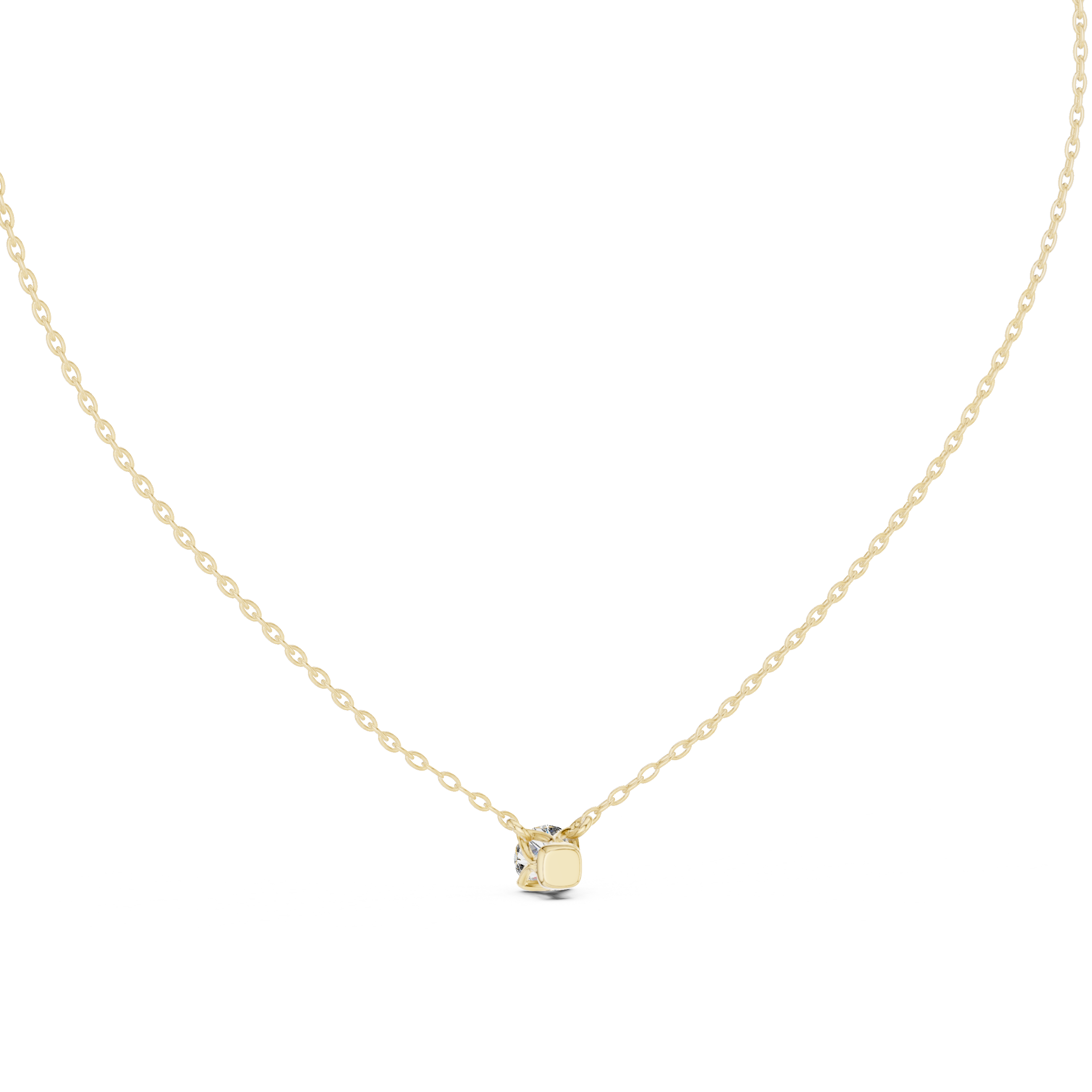 Clear Vision lab grown diamond pendant