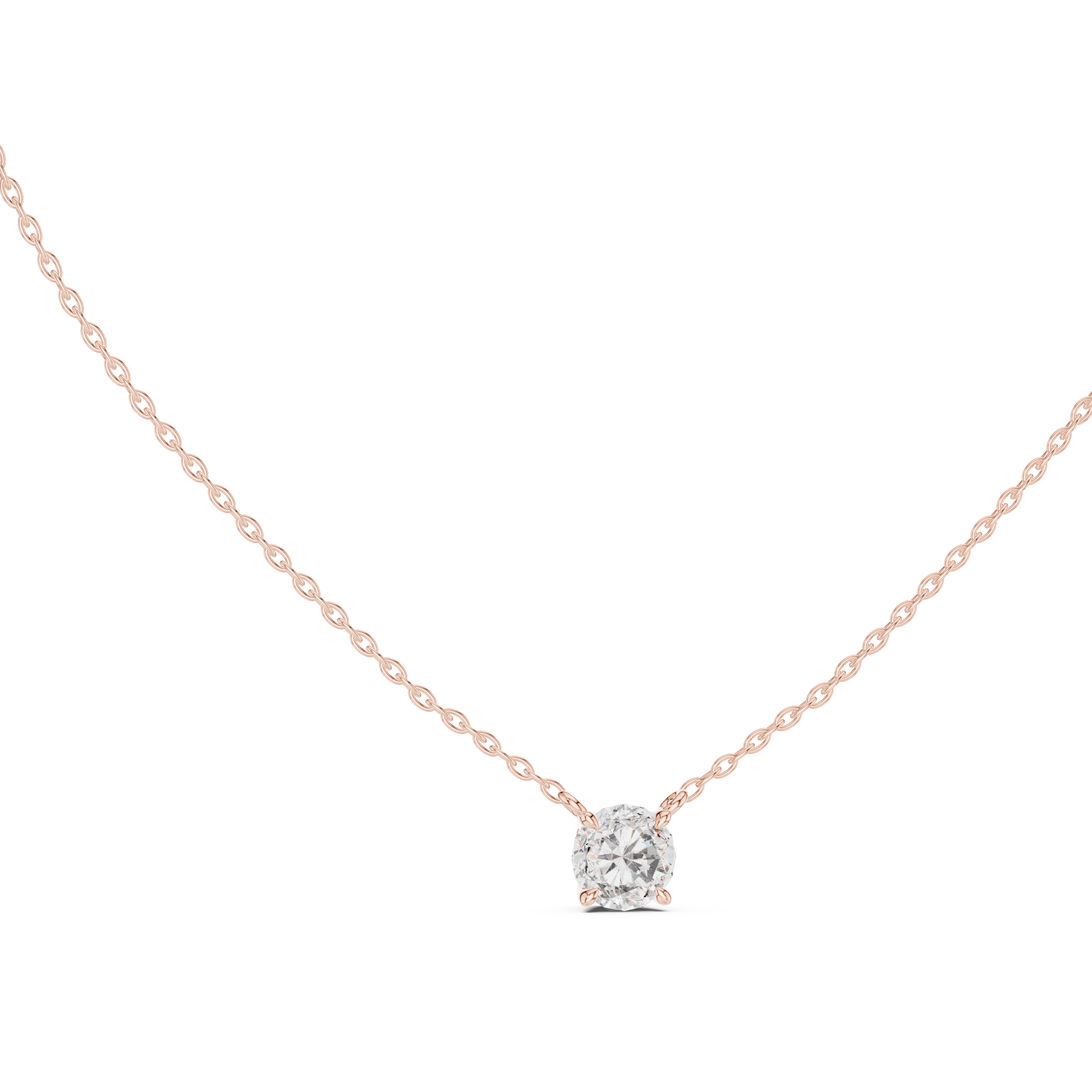 Bright Sun lab grown diamond pendant