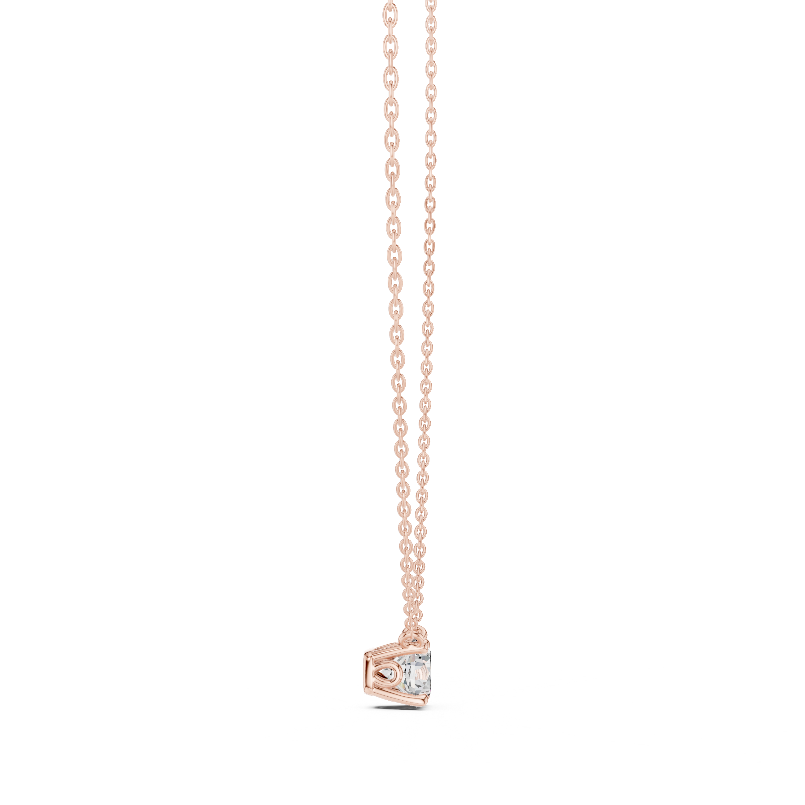 Bright Sun lab grown diamond pendant