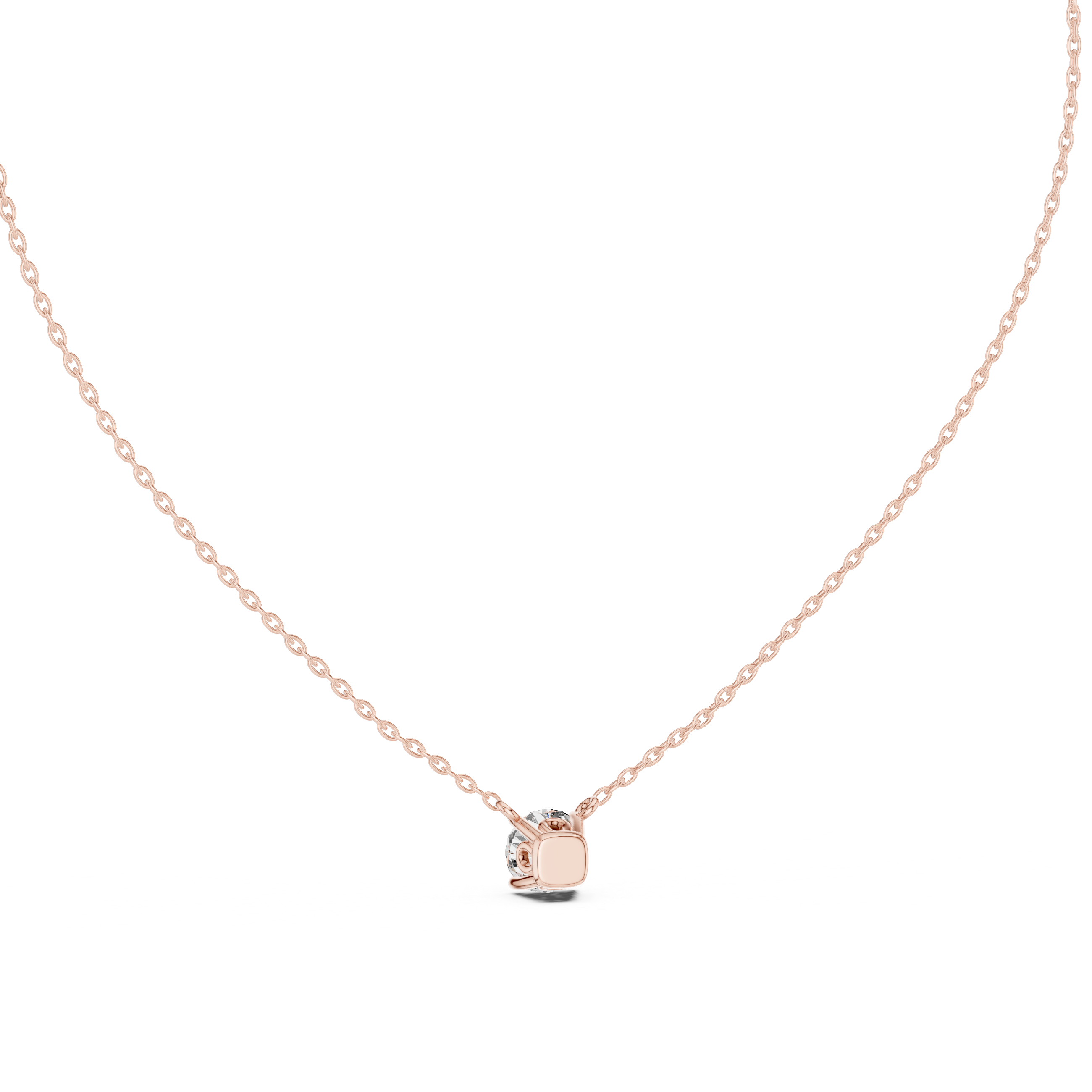 Bright Sun lab grown diamond pendant