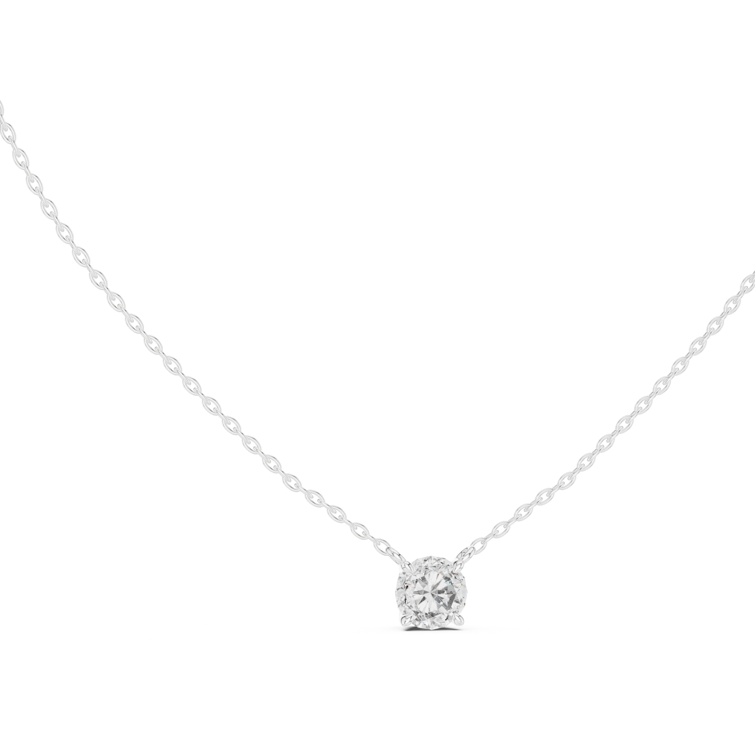 Bright Sun lab grown diamond pendant