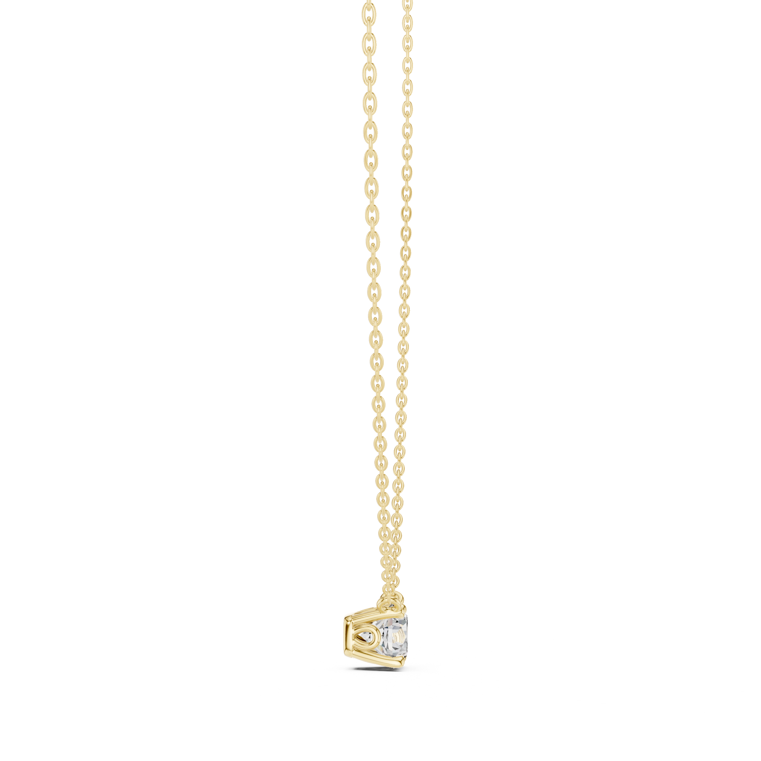 Bright Sun lab grown diamond pendant