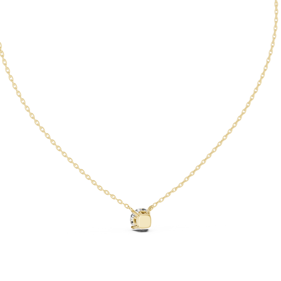 Bright Sun lab grown diamond pendant