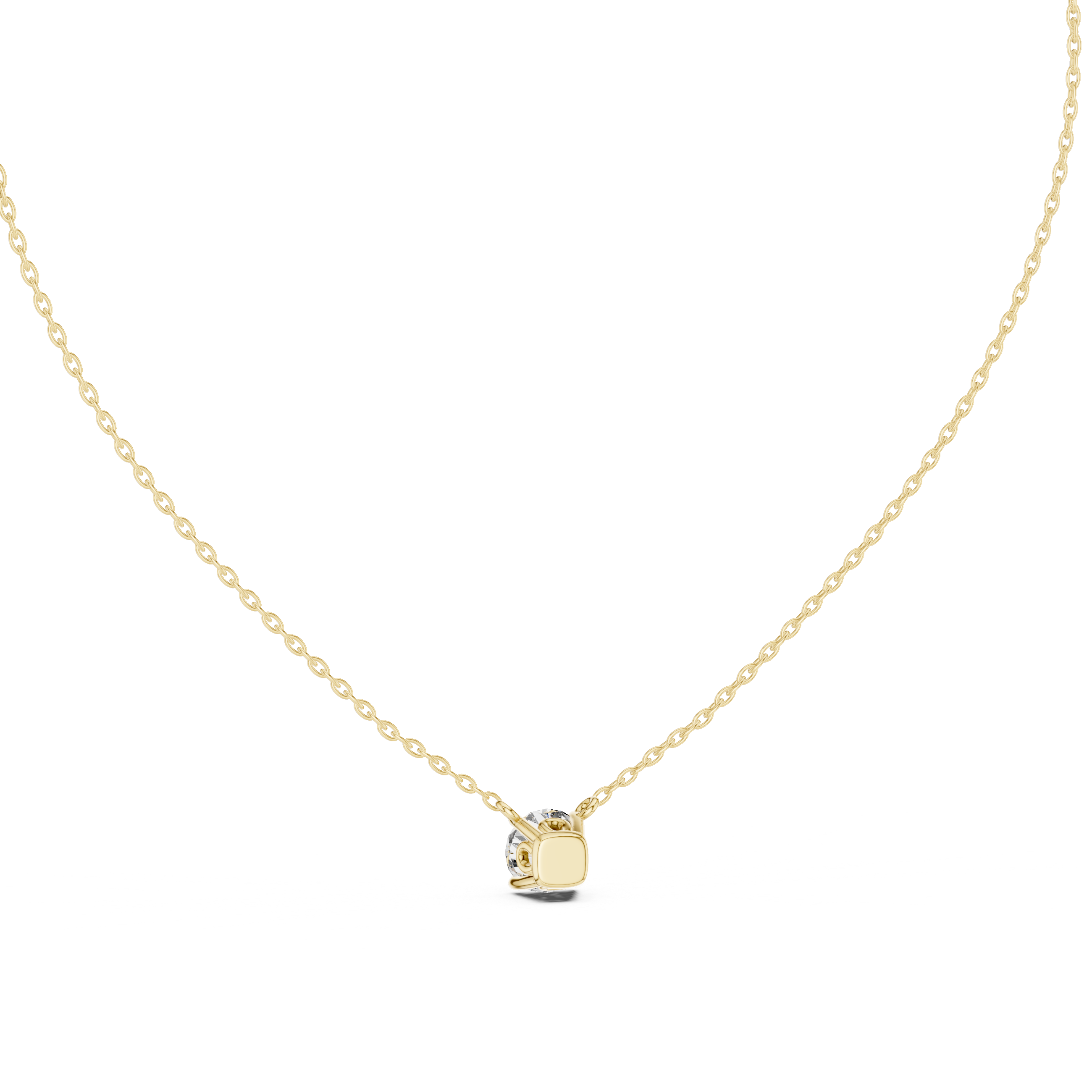 Bright Sun lab grown diamond pendant