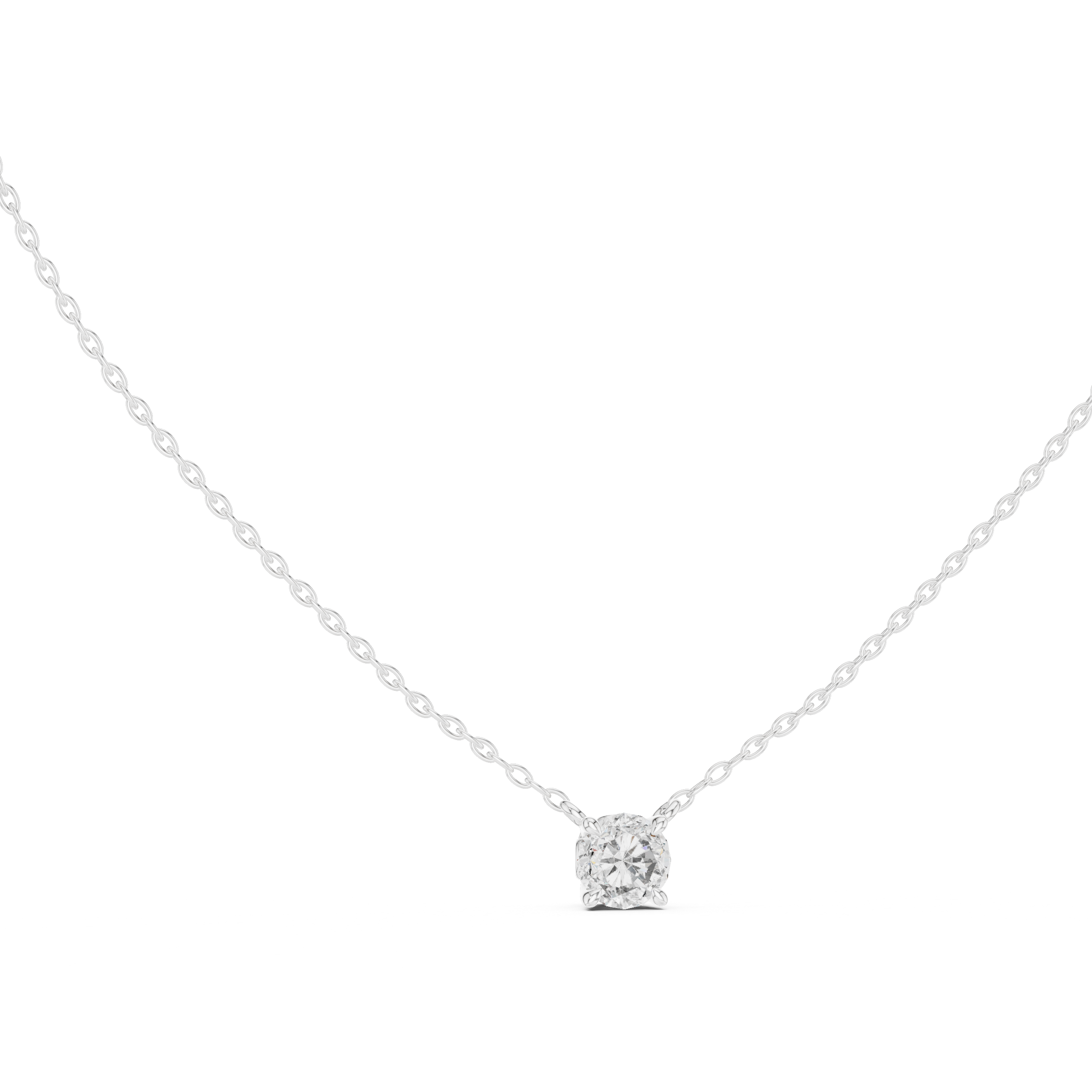Light Beam lab grown diamond pendant