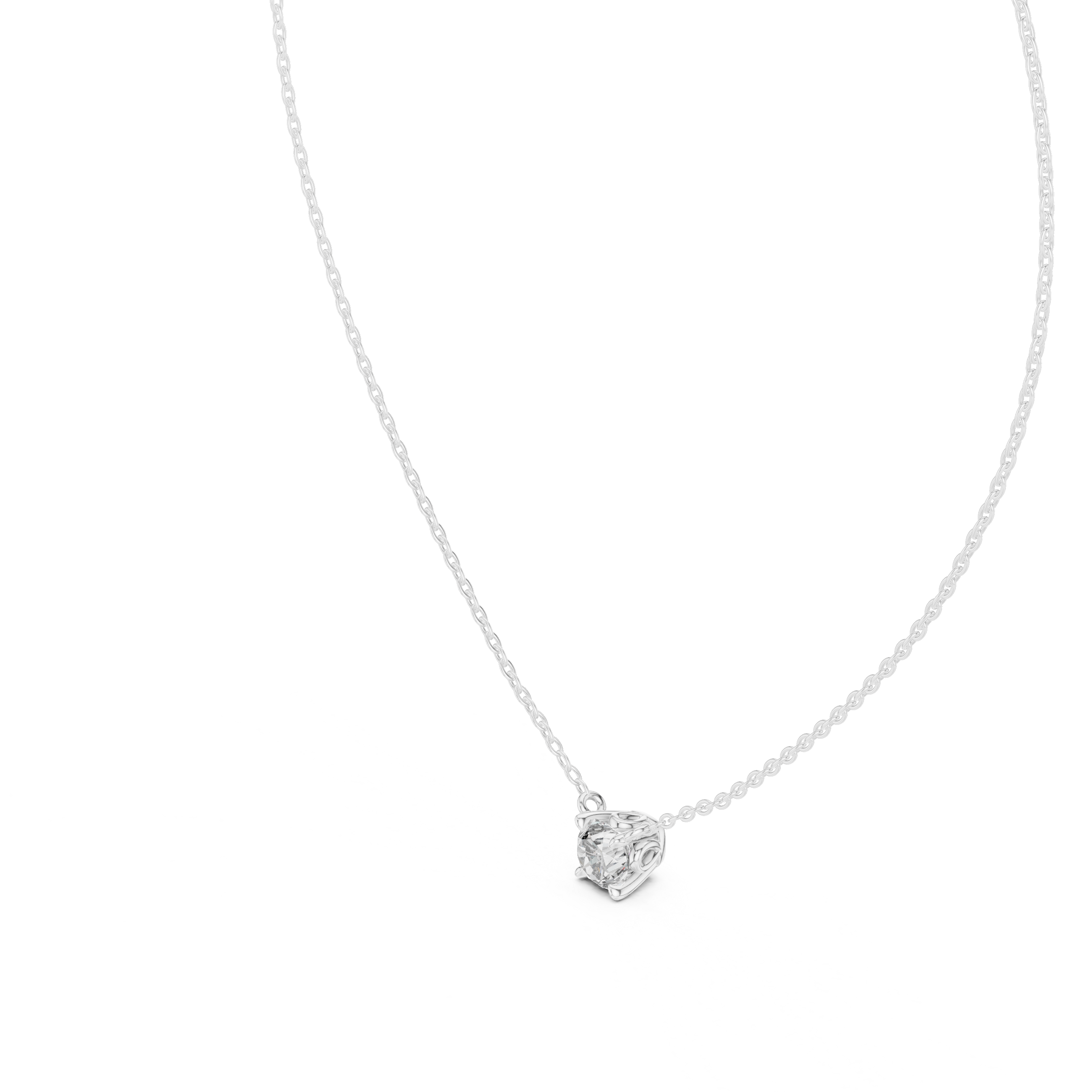 Light Beam lab grown diamond pendant