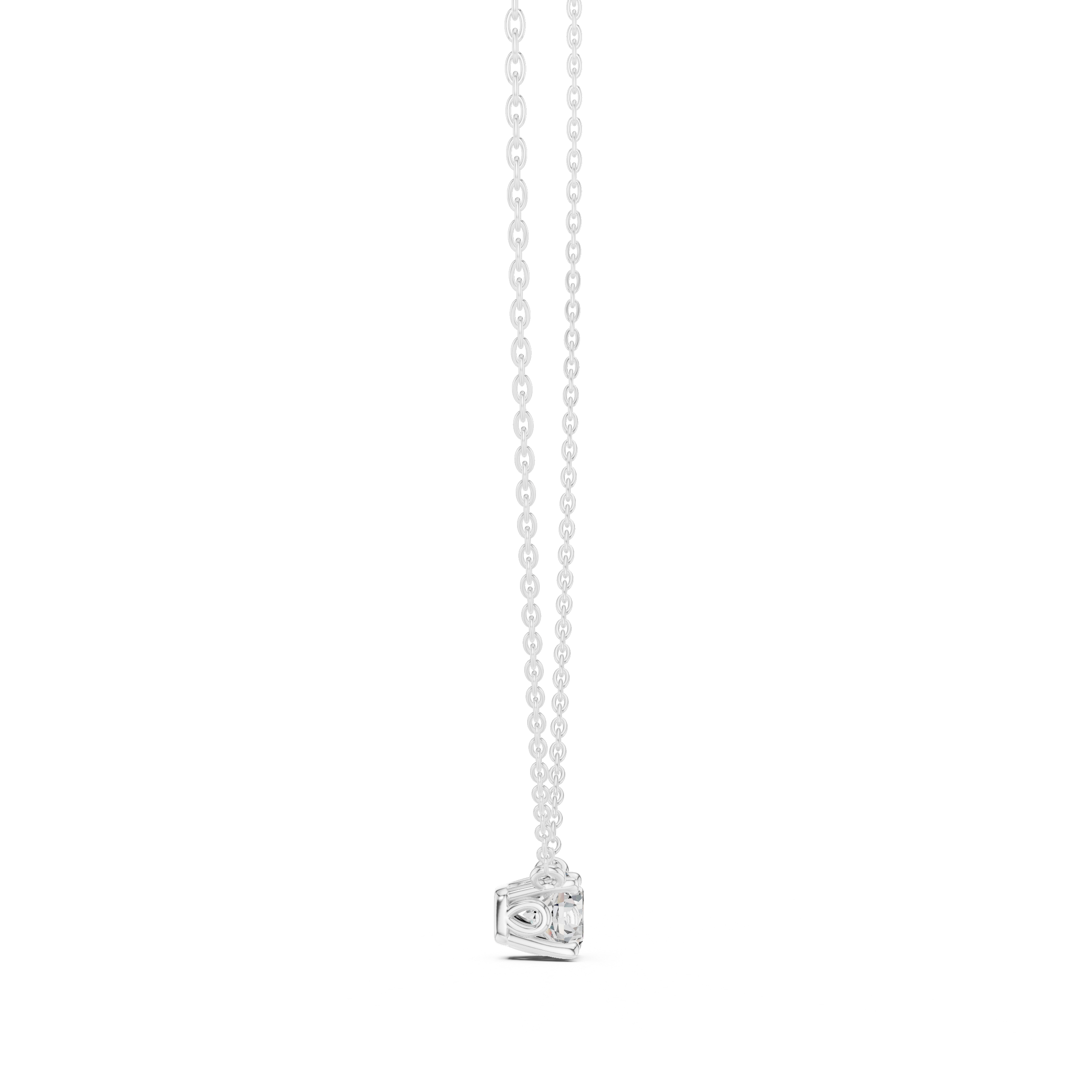 Light Beam lab grown diamond pendant