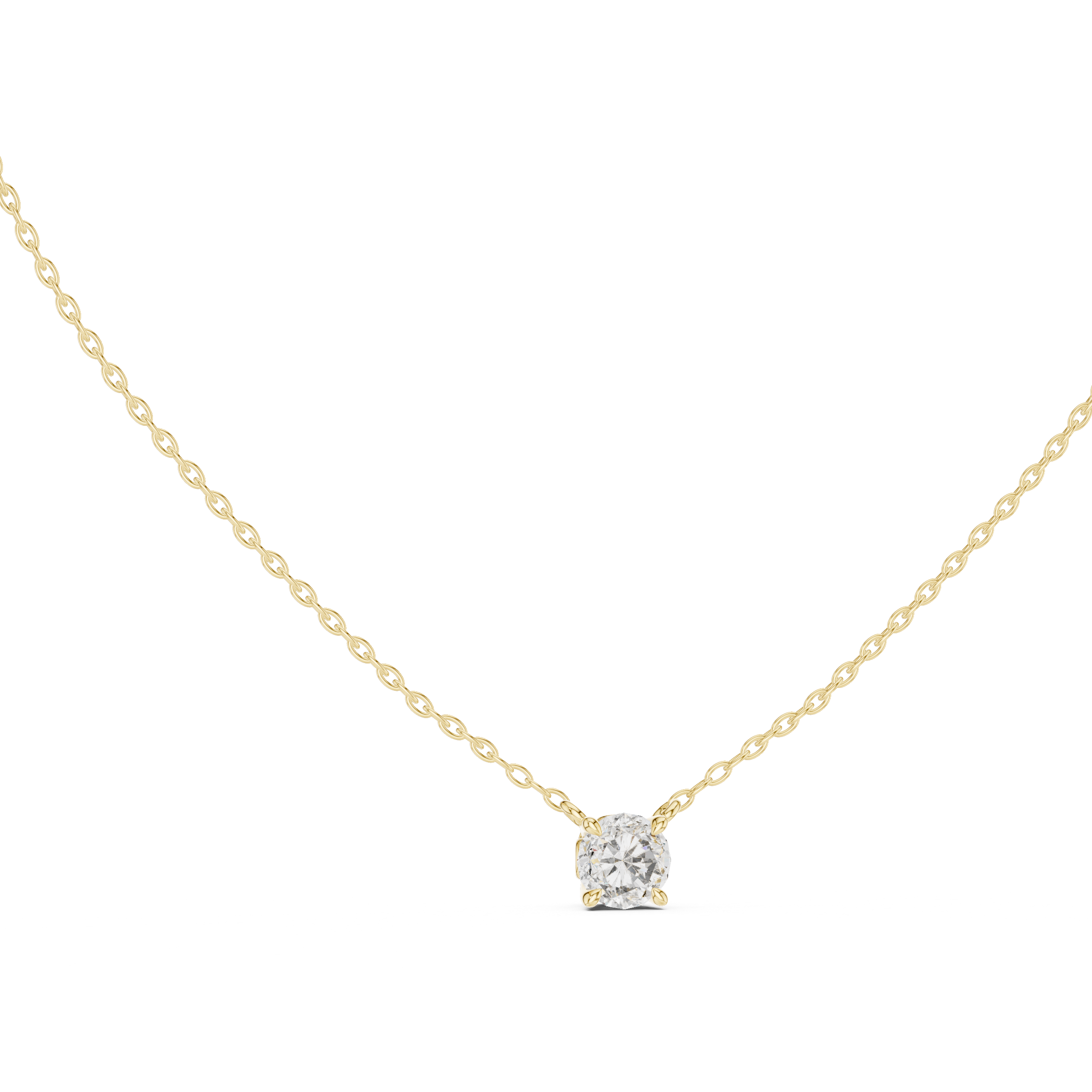 Light Beam lab grown diamond pendant