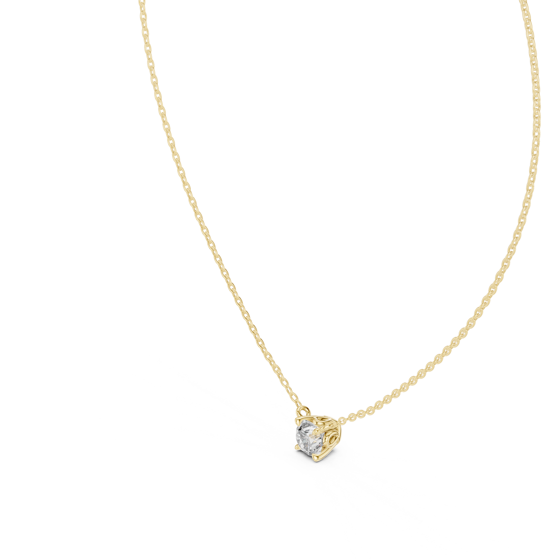 Light Beam lab grown diamond pendant