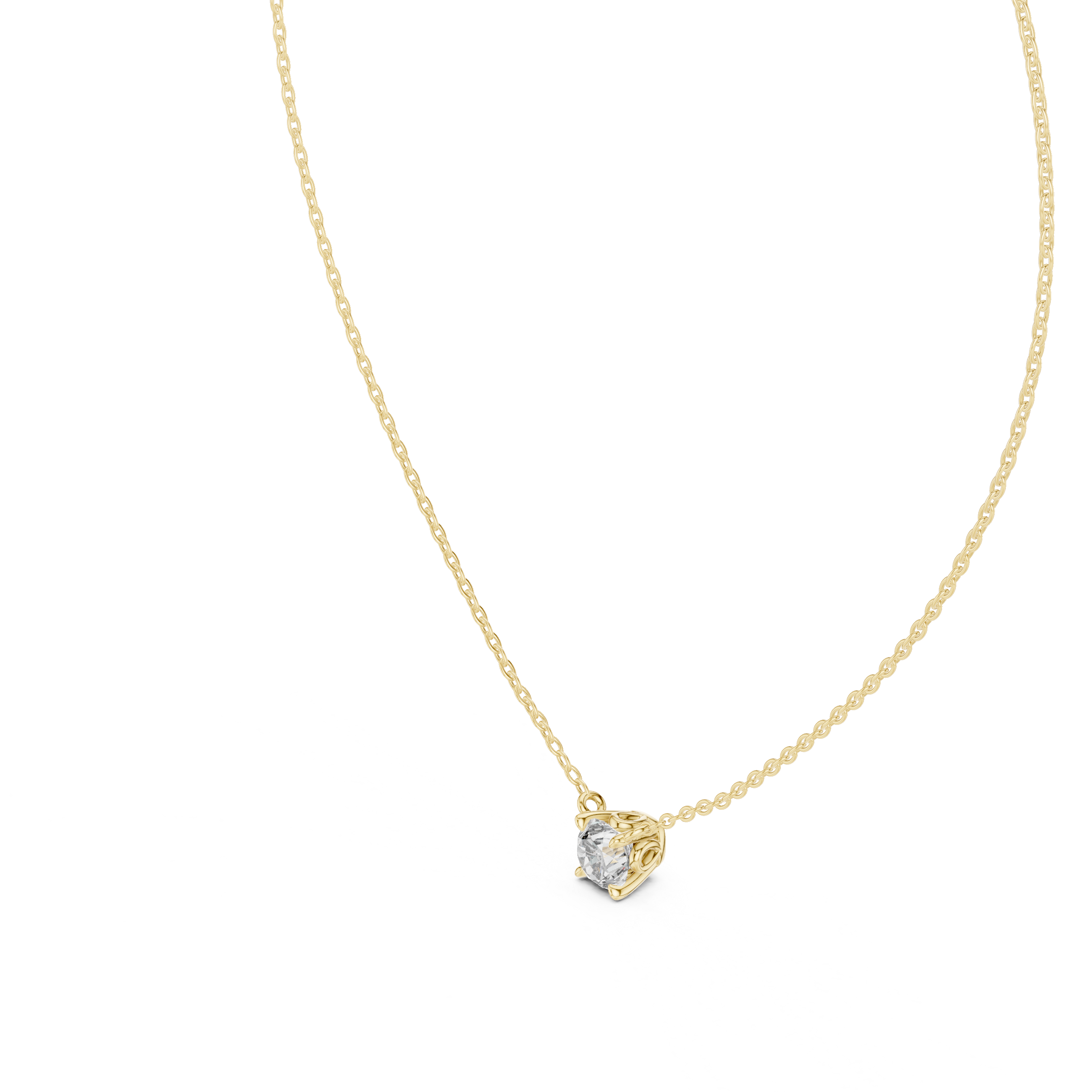 Light Beam lab grown diamond pendant