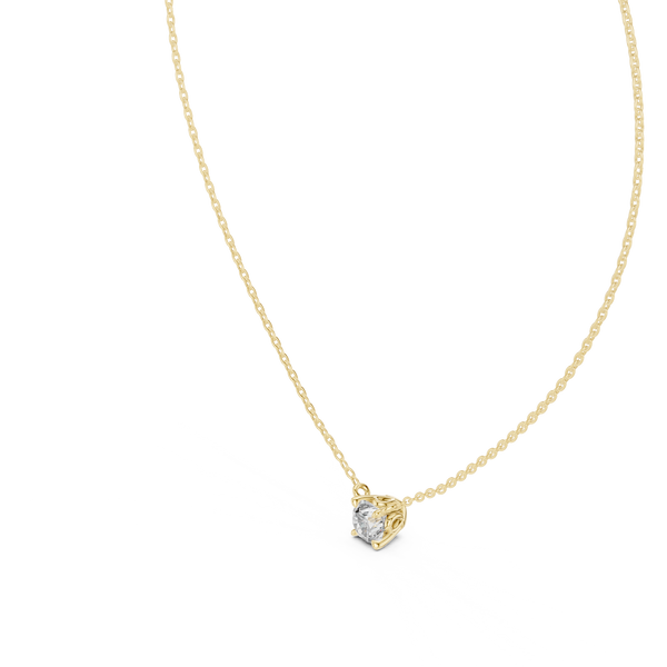 Light Beam lab grown diamond pendant