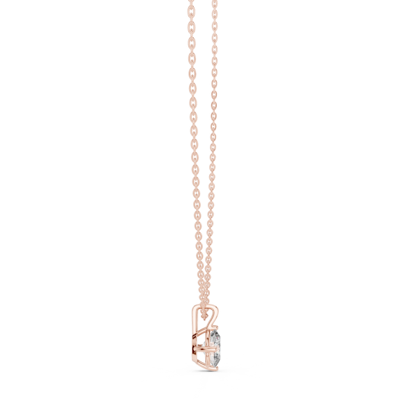 Heart Beat lab grown diamond pendant