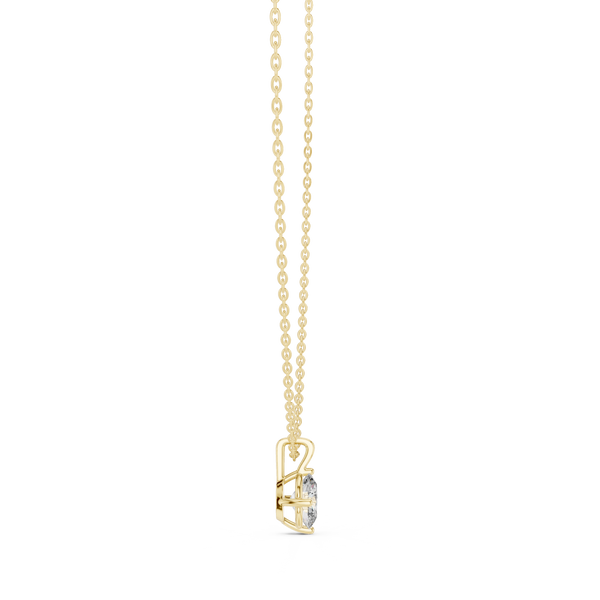 Heart Beat lab grown diamond pendant