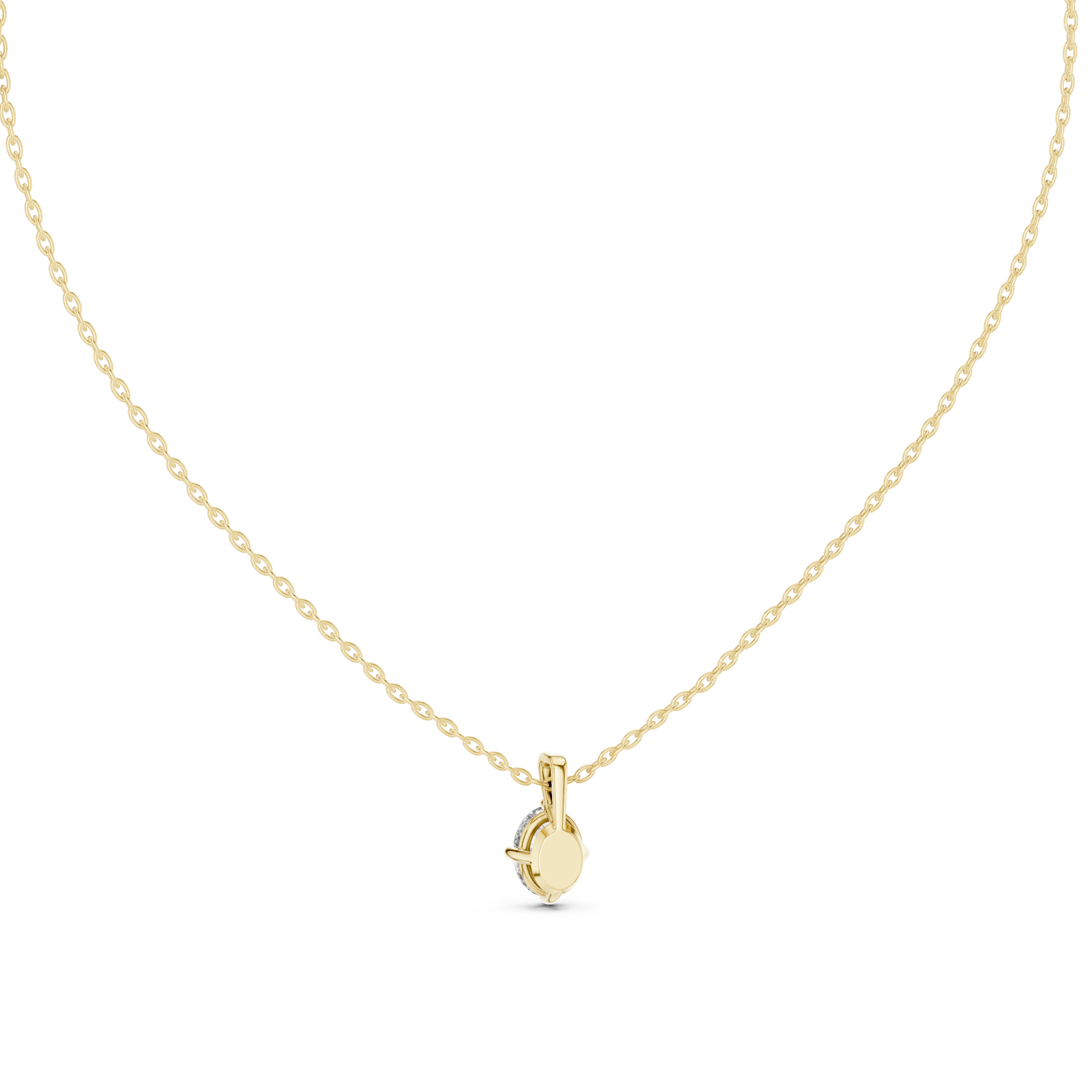 Heart Beat lab grown diamond pendant