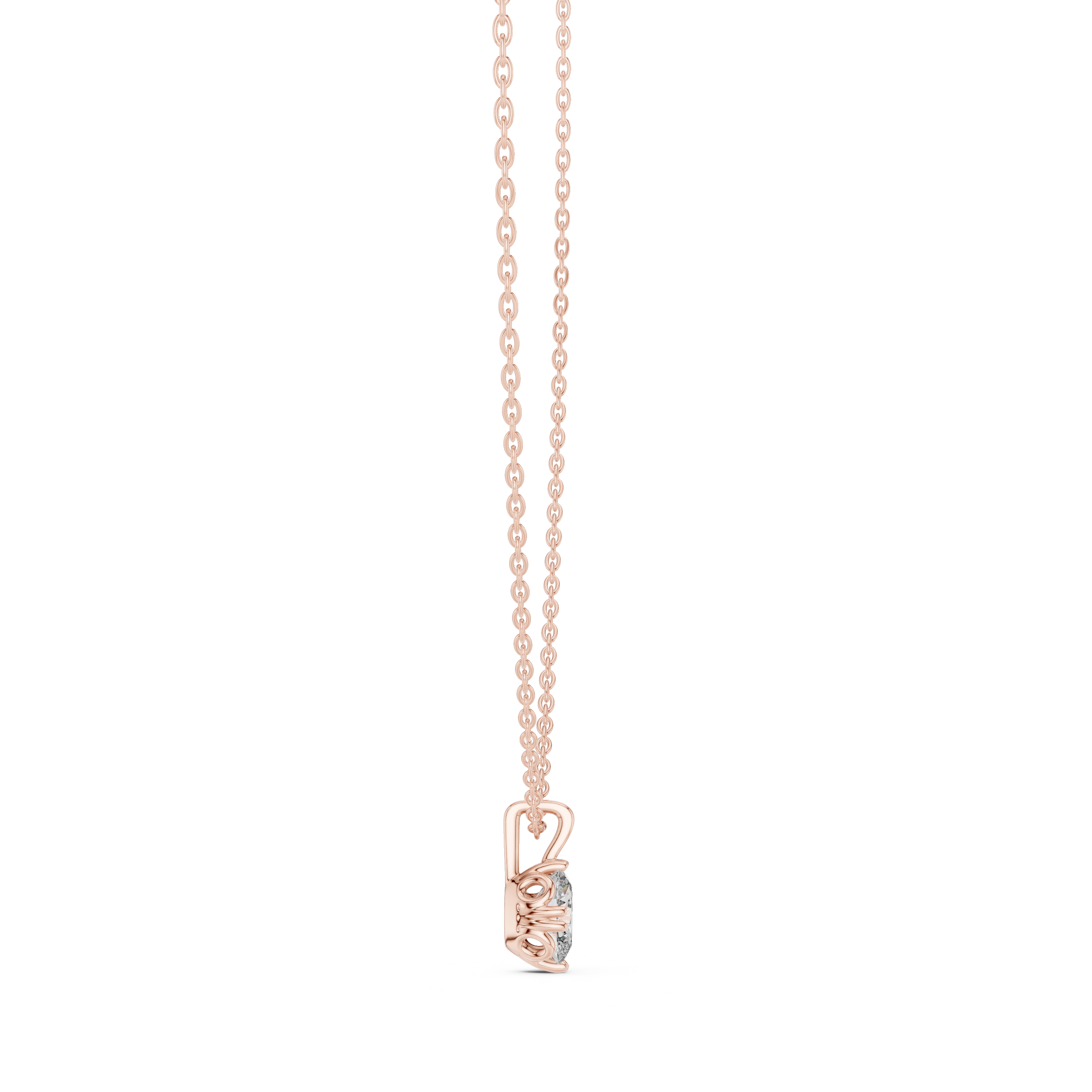 Warm Hug lab grown diamond pendant