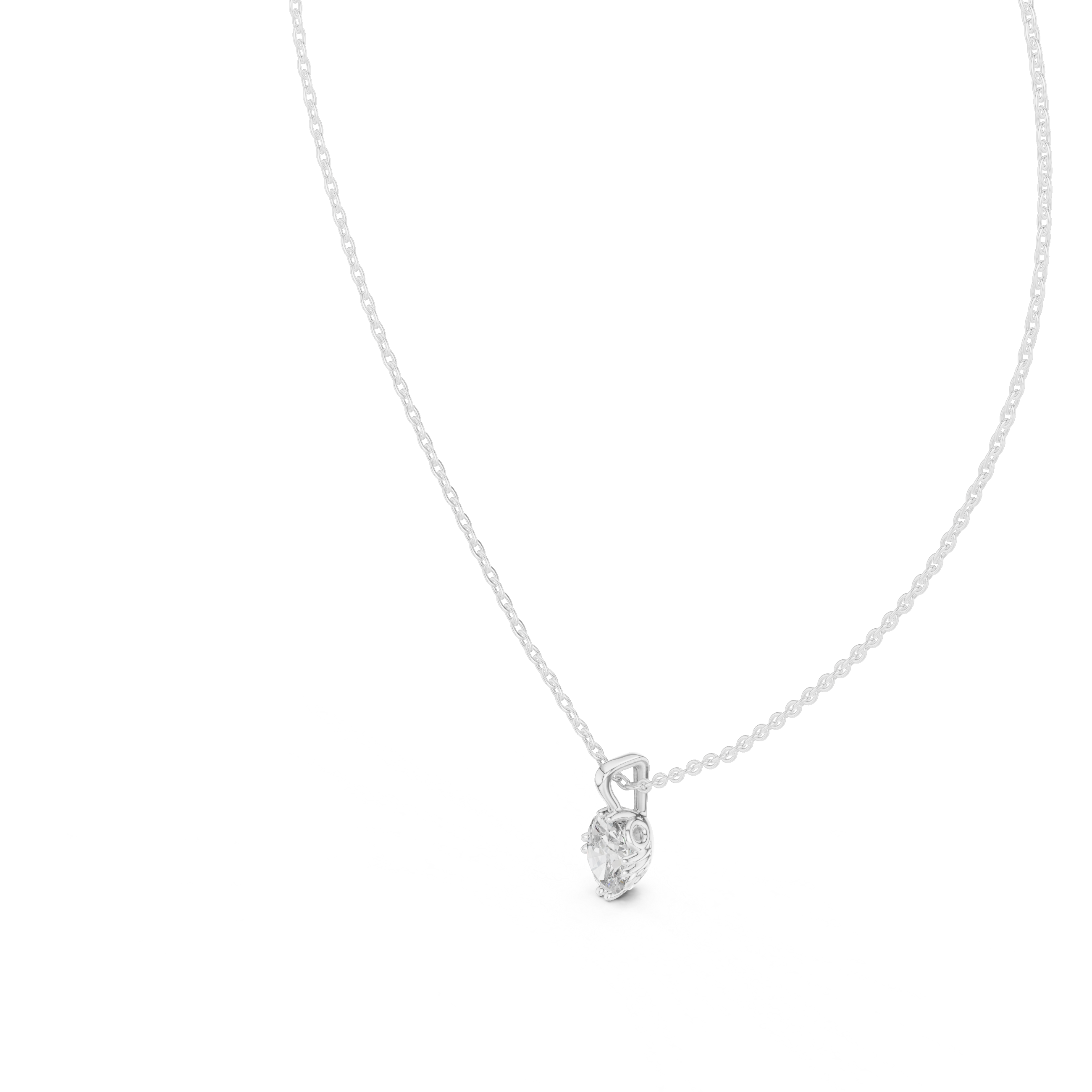 Warm Hug lab grown diamond pendant