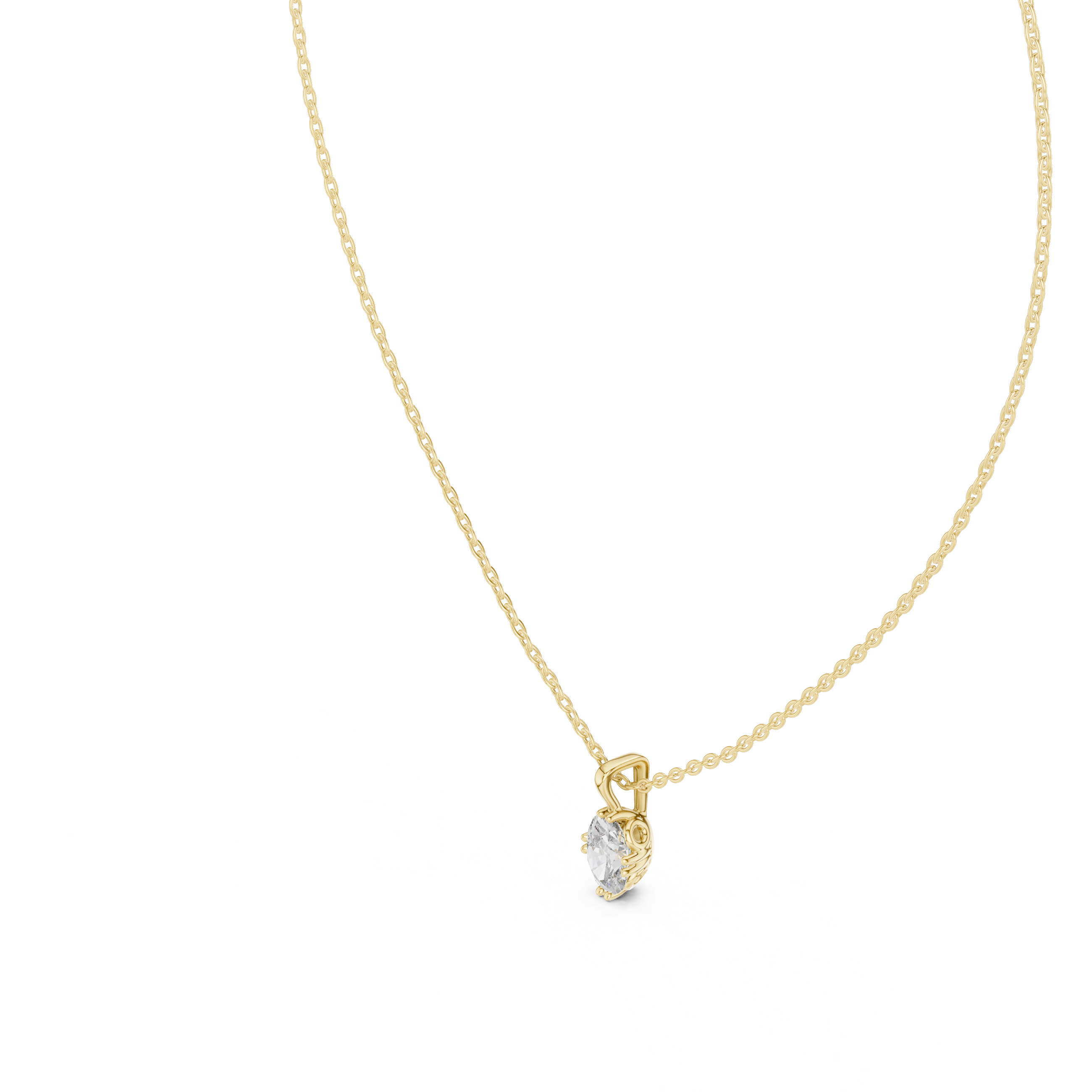 Warm Hug lab grown diamond pendant