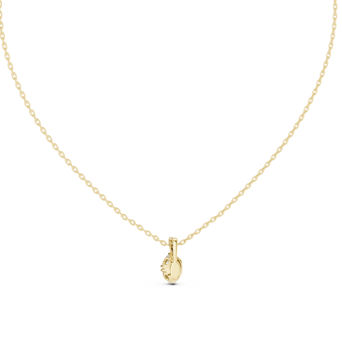 Warm Hug lab grown diamond pendant